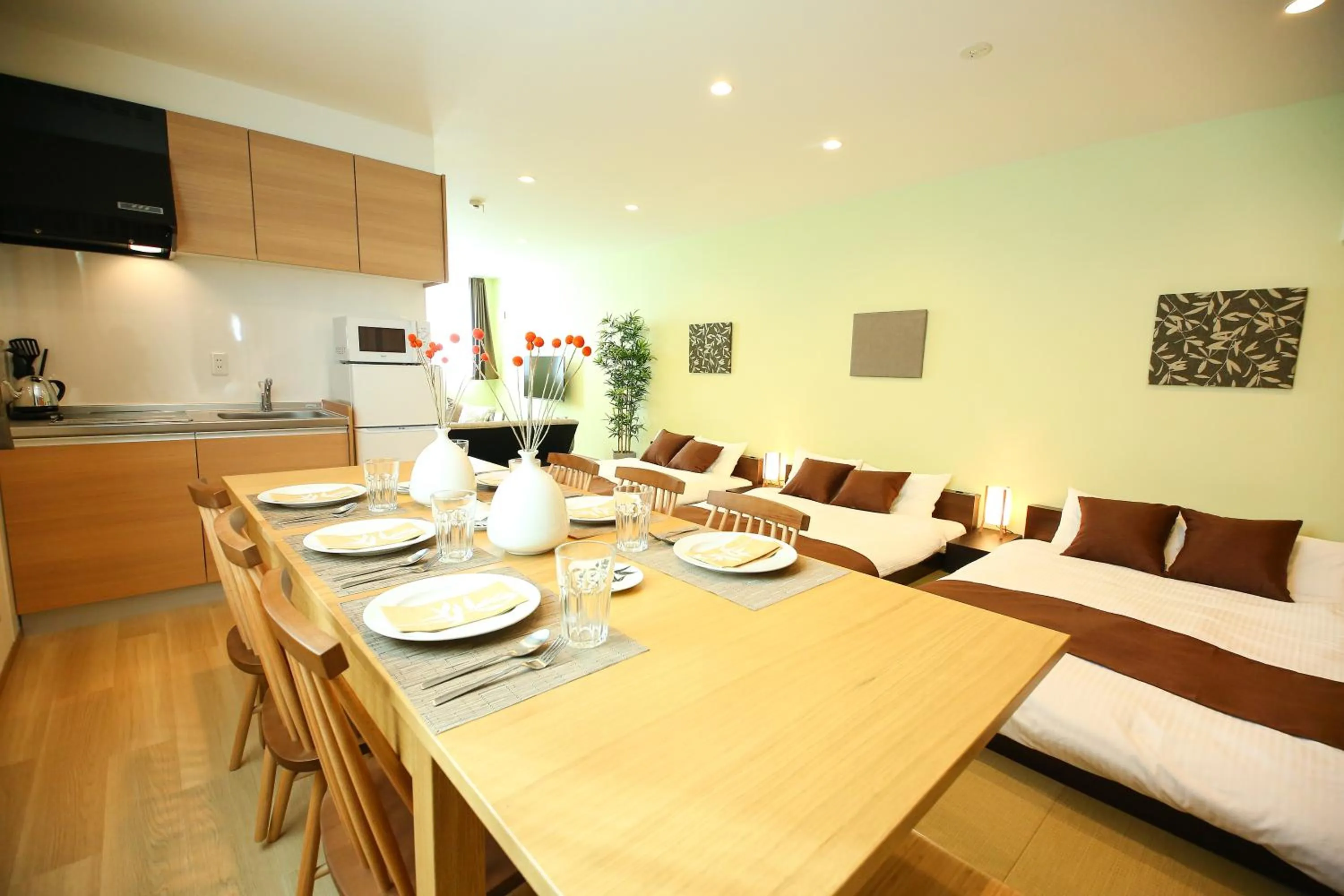 Dining area in PrimeRoom別府 浜脇温泉前