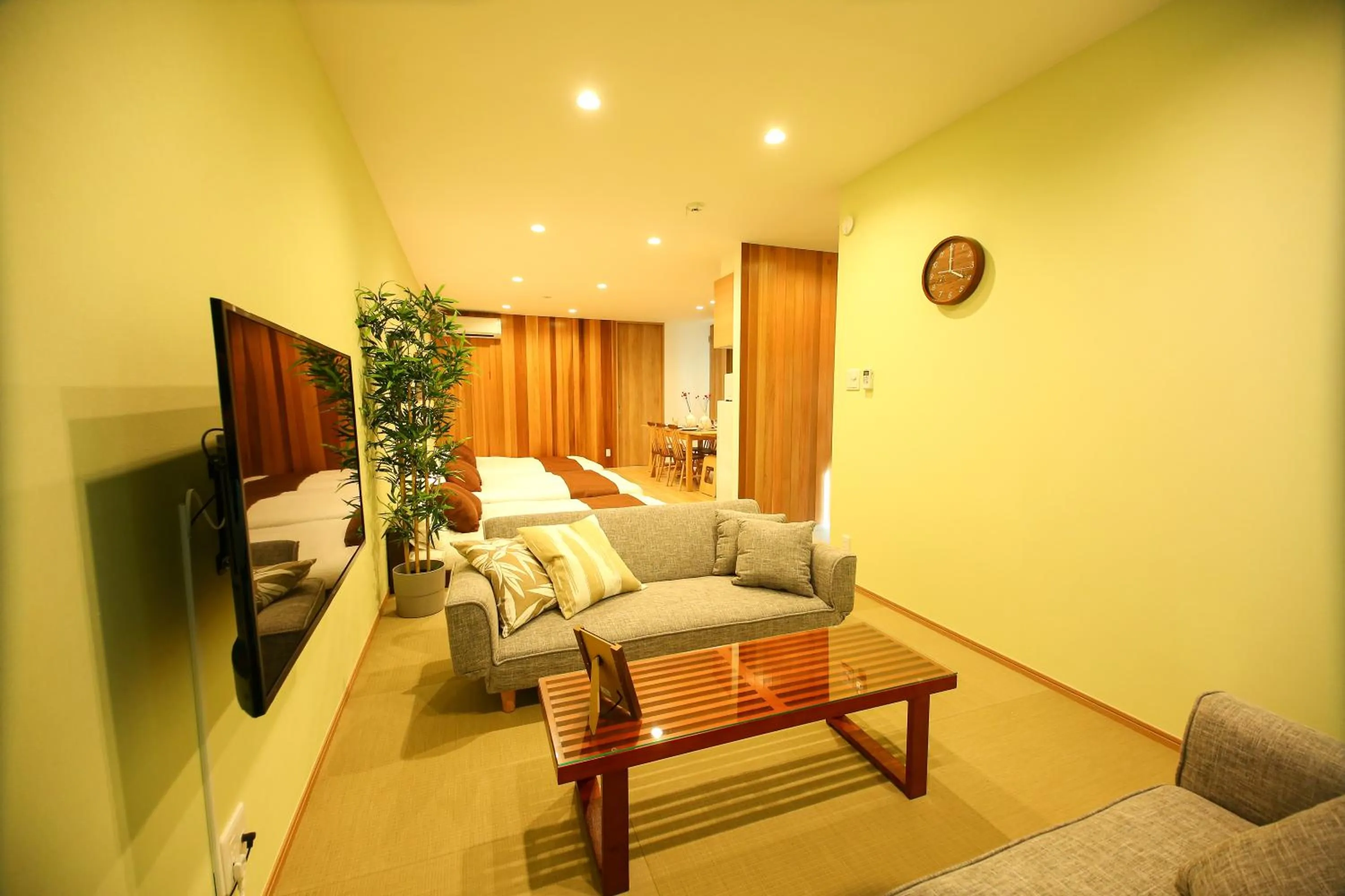 Living room in PrimeRoom別府 浜脇温泉前