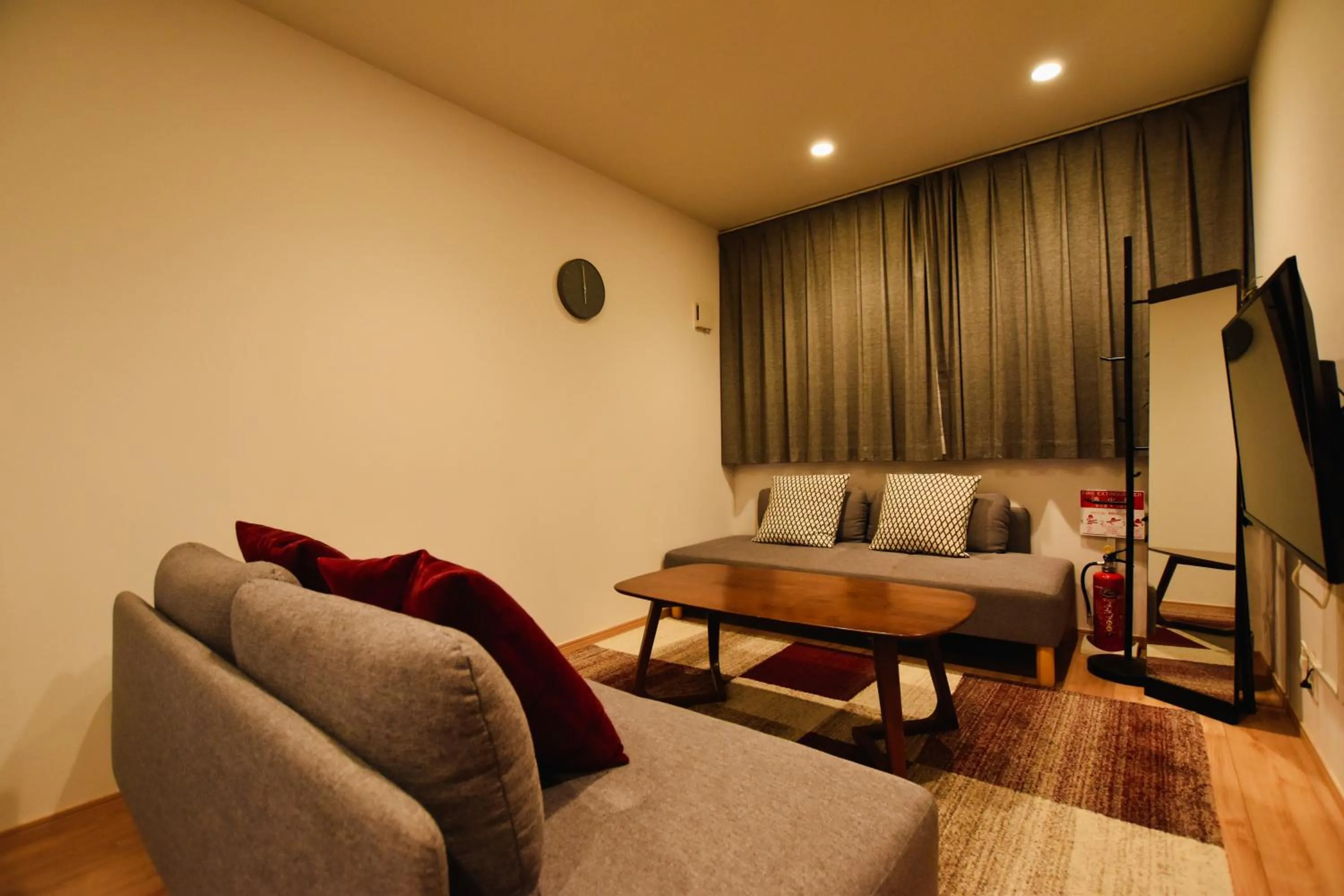 Living room in PrimeRoom別府 GRANMAJESTA