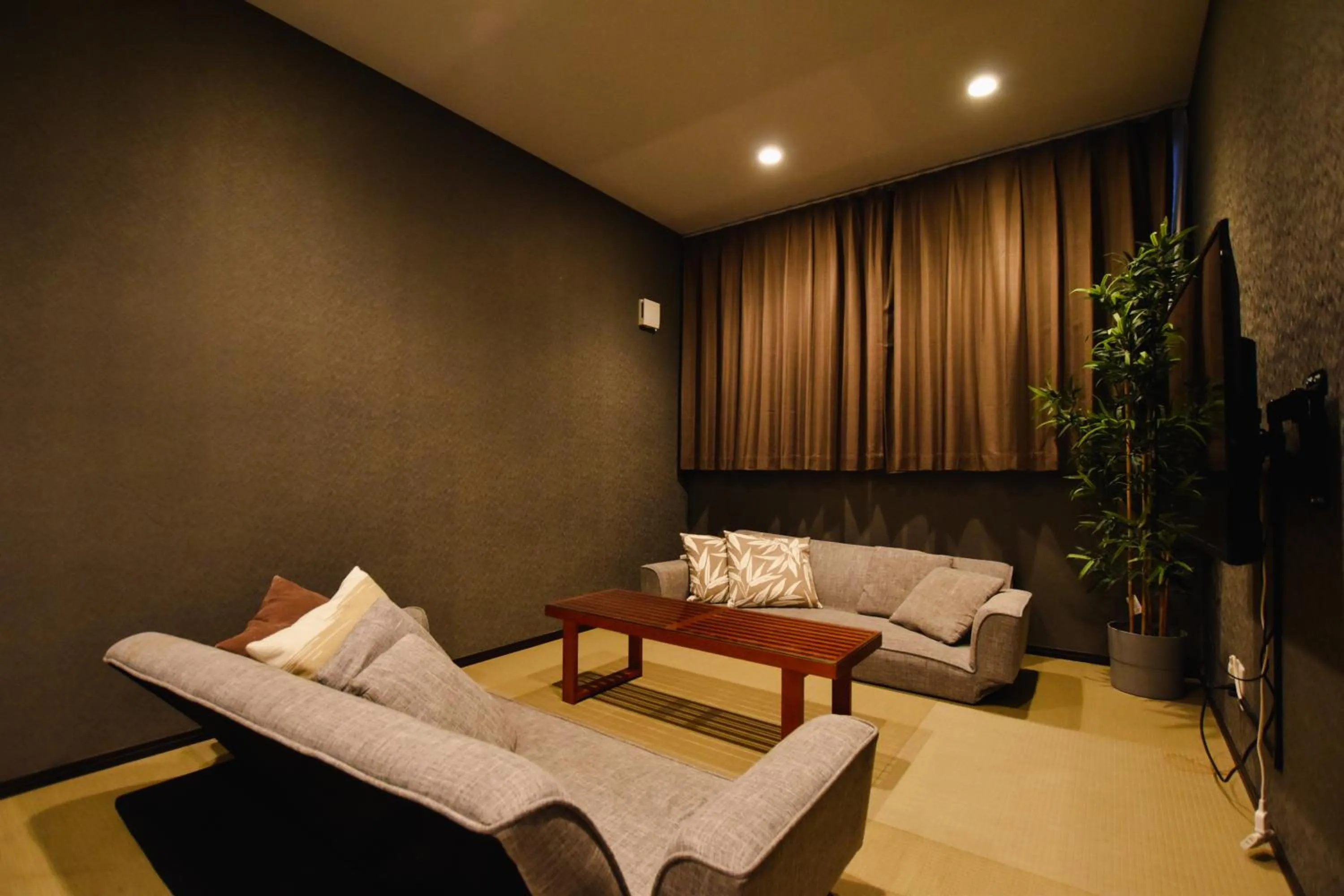 Living room in PrimeRoom別府 GRANMAJESTA