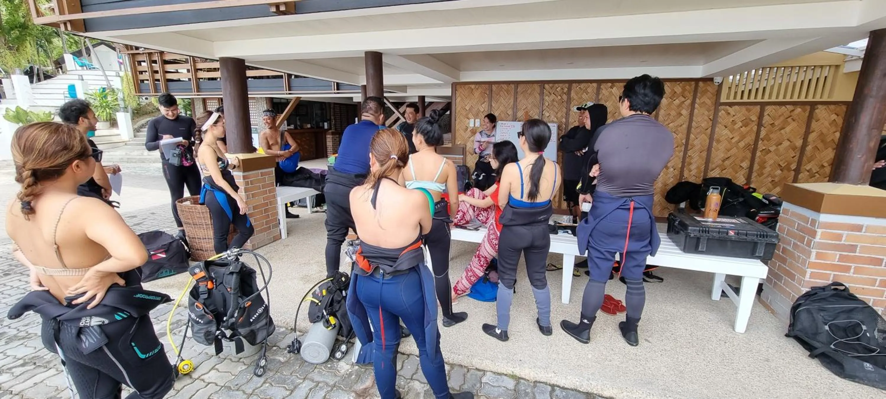 People in Aquaventure Reef Club