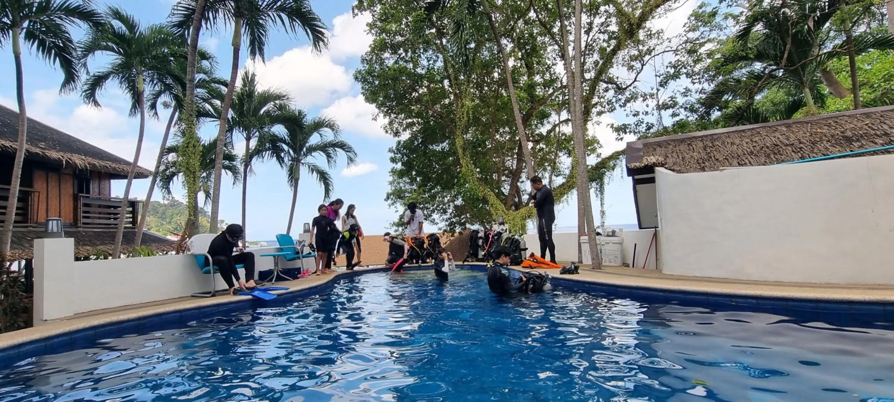 Swimming pool in Aquaventure Reef Club