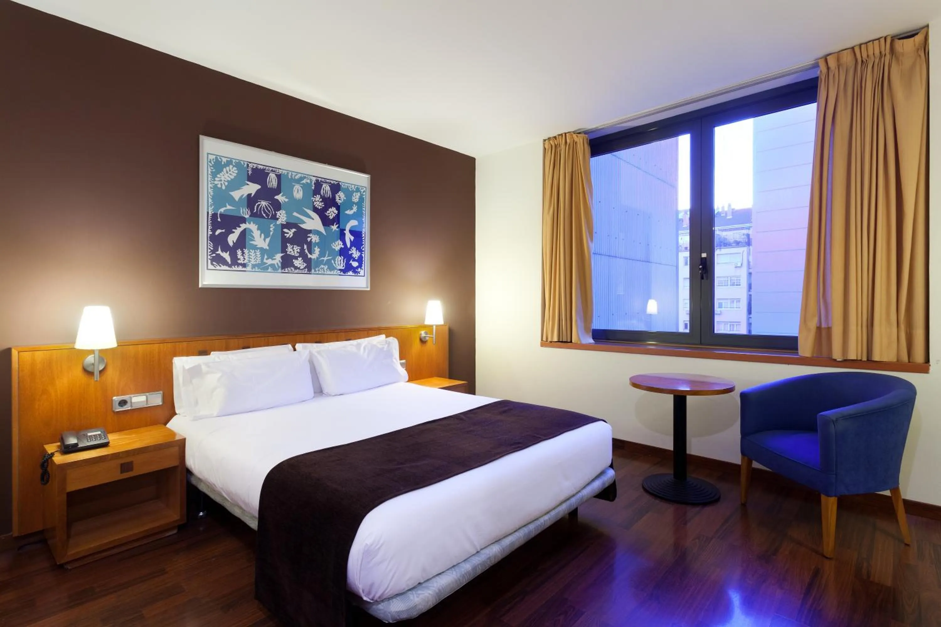 Bedroom, Bed in Hotel Viladomat