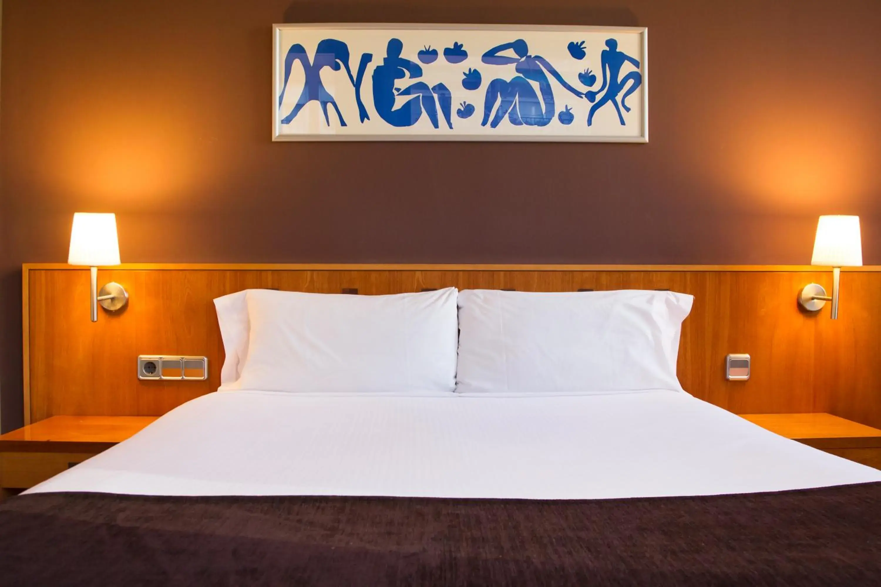 View (from property/room), Bed in Hotel Viladomat View (from property/room), Bed in Hotel Viladomat