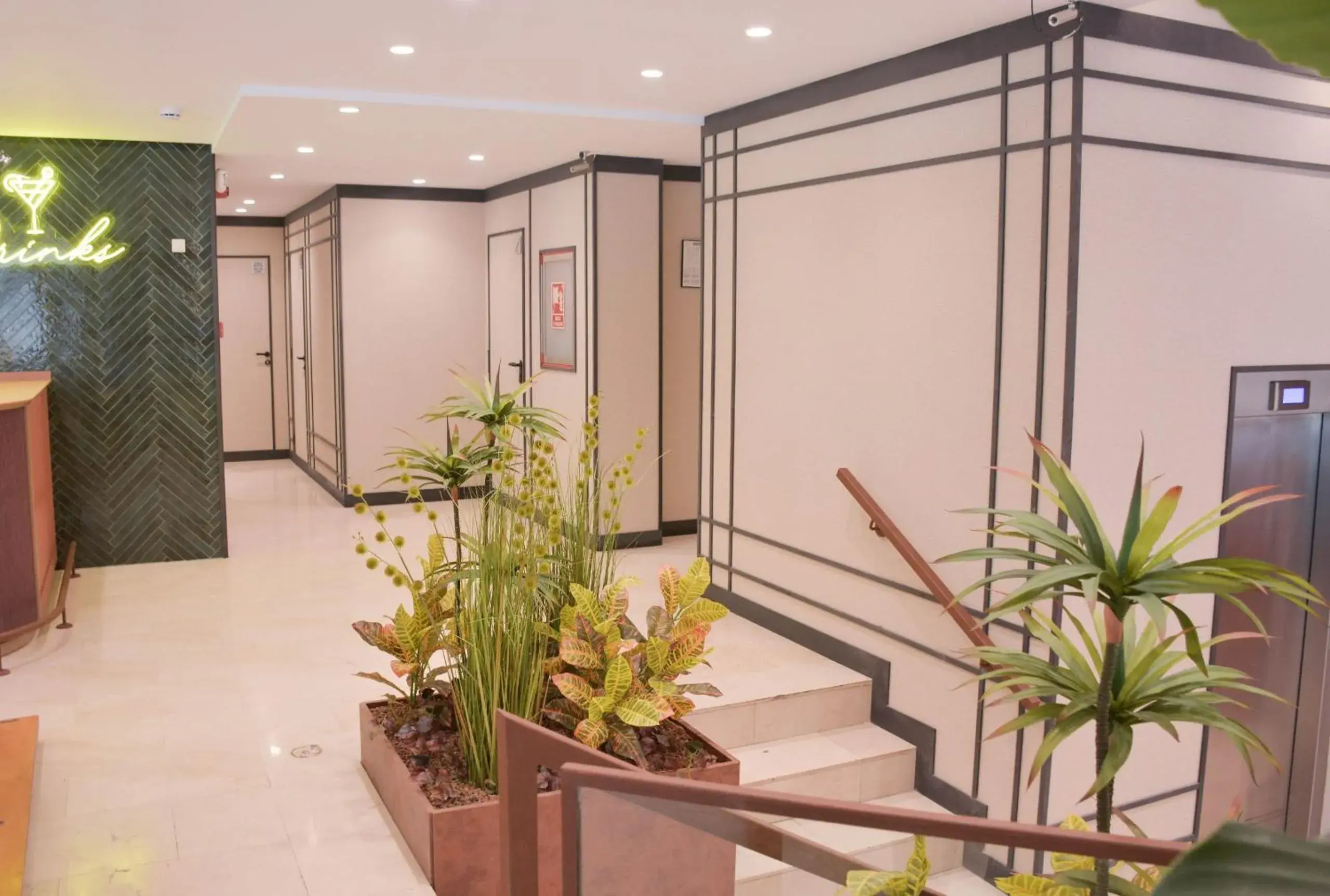 Lobby or reception in Hotel Viladomat Lobby or reception in Hotel Viladomat