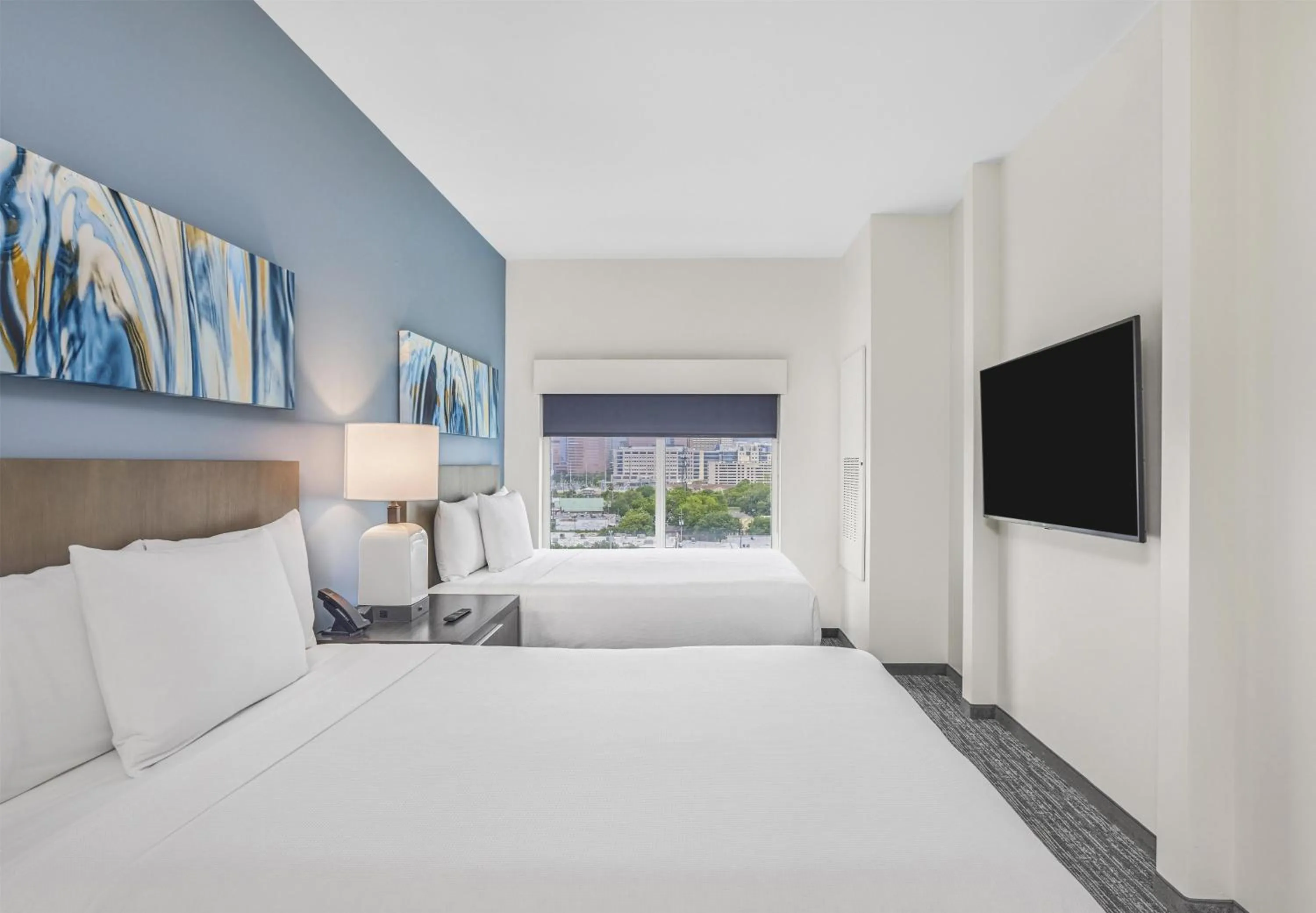 Photo of the whole room, Bed in Hyatt House Houston Medical Center