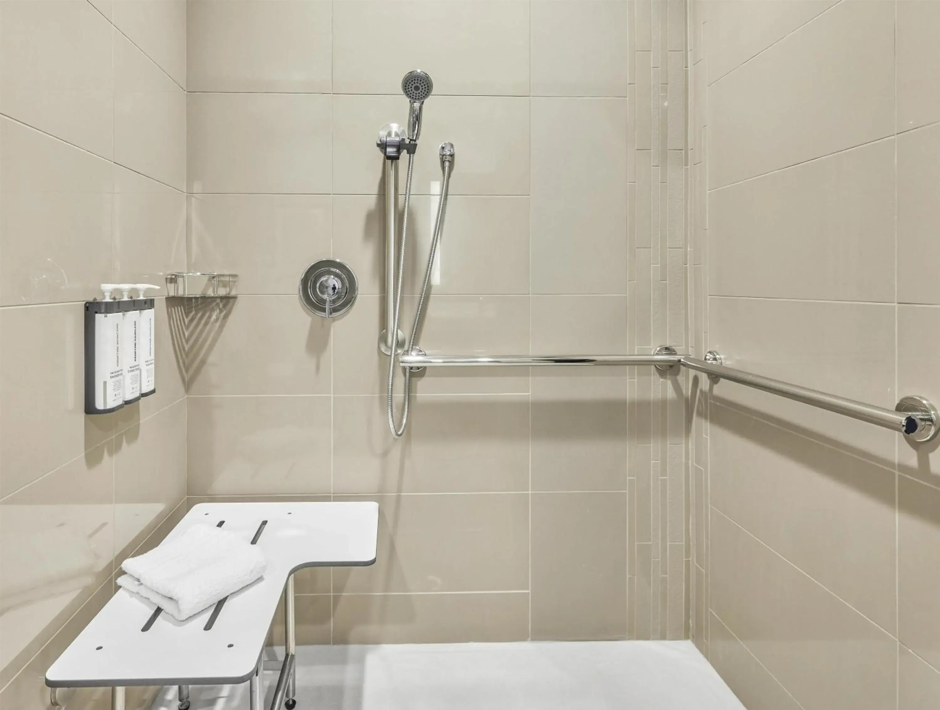 Bathroom in Hyatt House Houston Medical Center Bathroom in Hyatt House Houston Medical Center