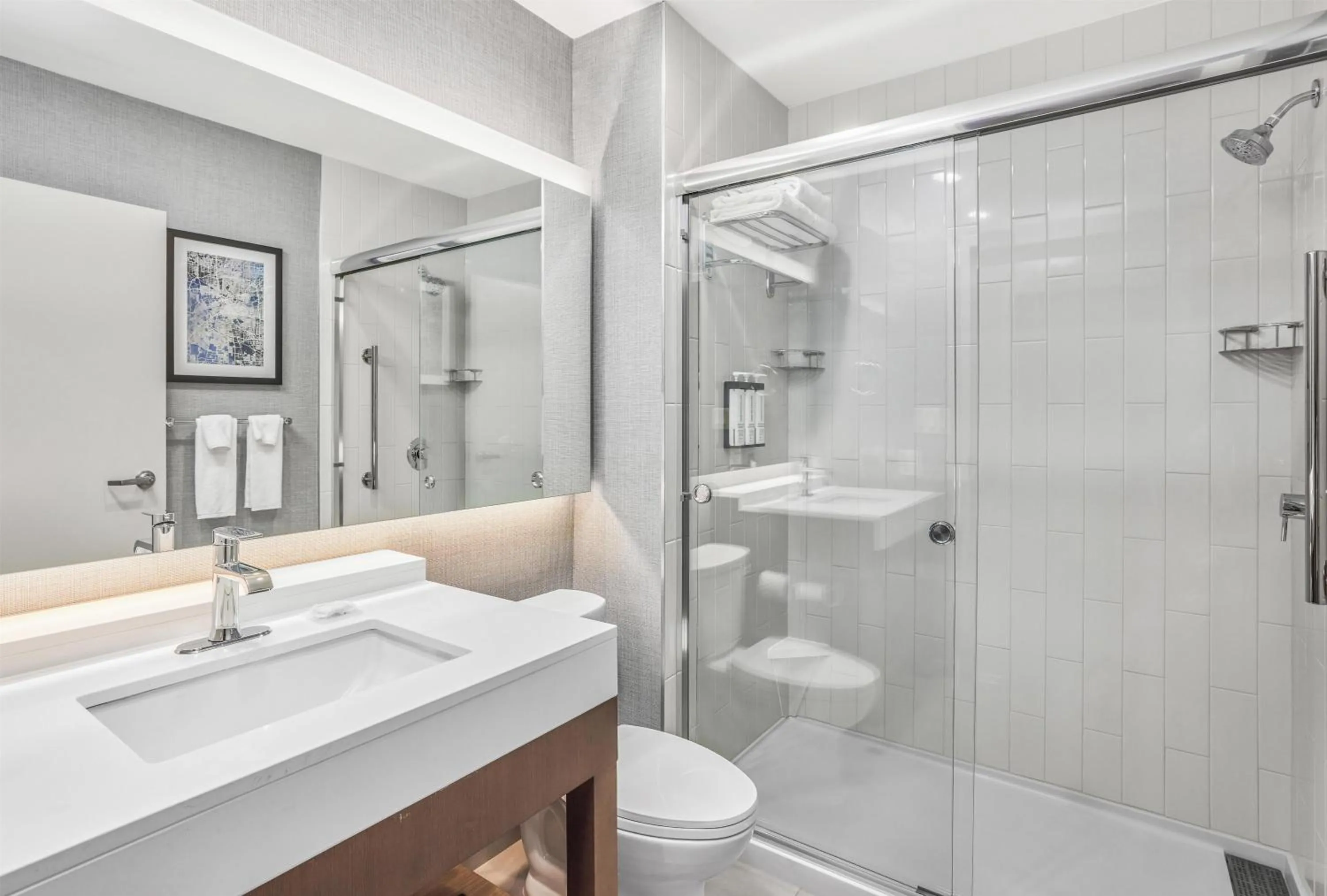 Bathroom in Hyatt Place Houston Medical Center