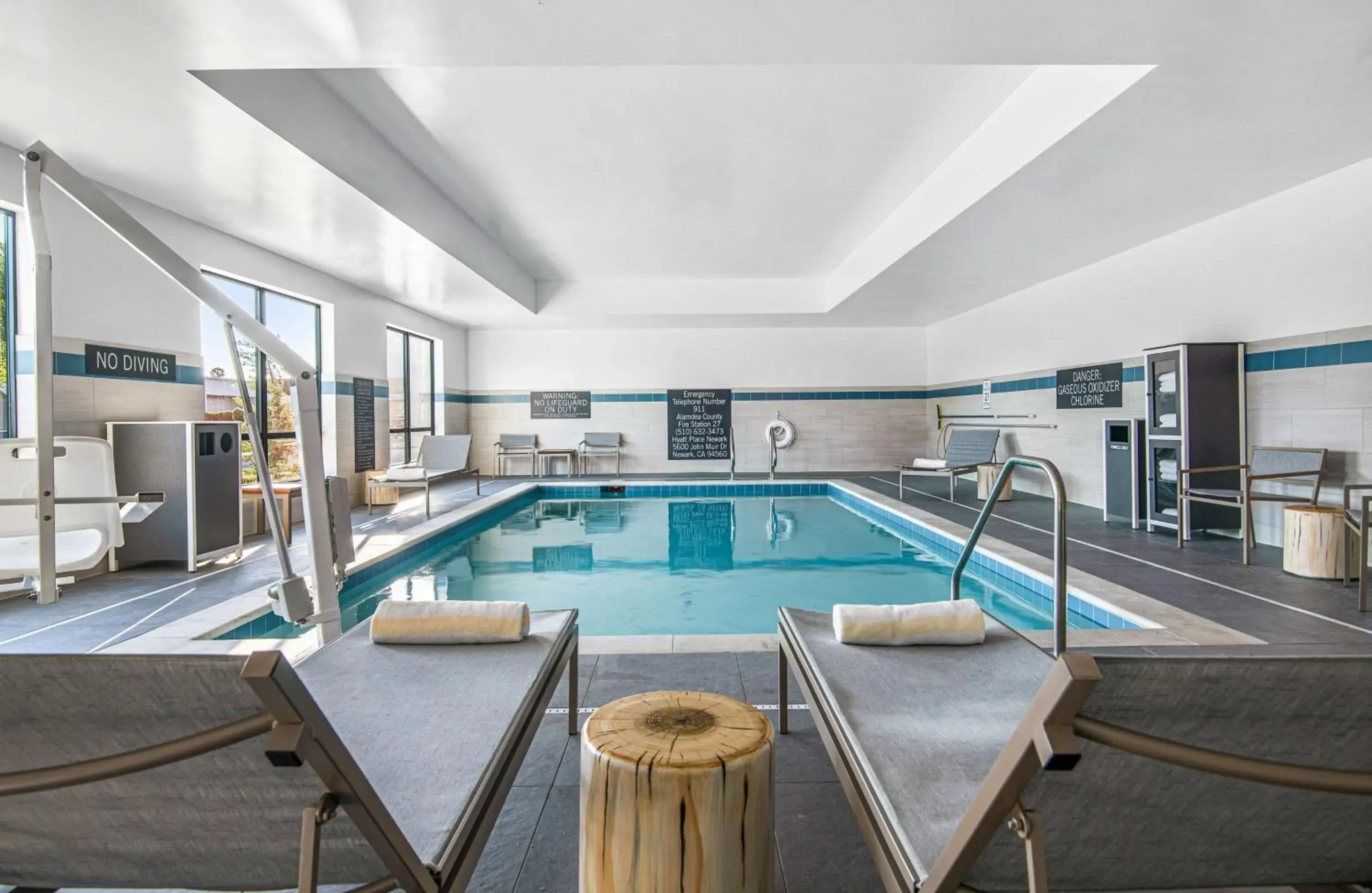 Swimming pool in Hyatt Place Newark-Silicon Valley Swimming pool in Hyatt Place Newark-Silicon Valley