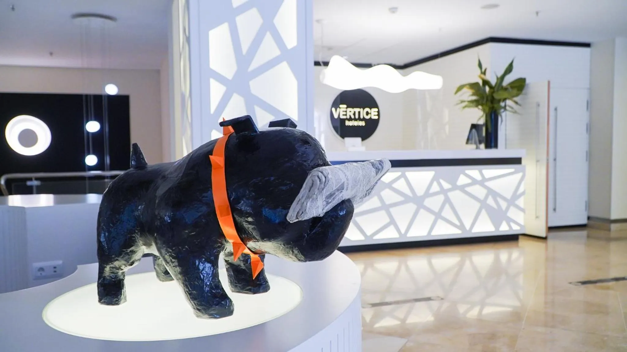 Lobby or reception in Vértice Sevilla