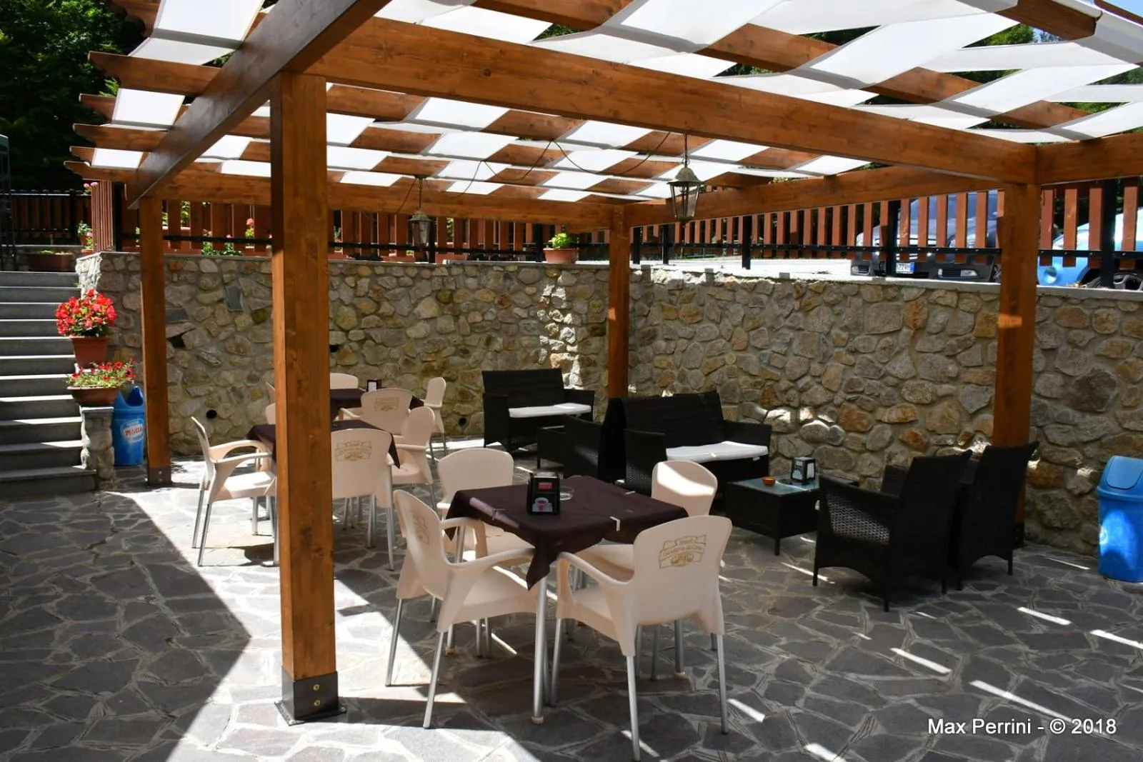 Garden in Hotel Palaghiaccio