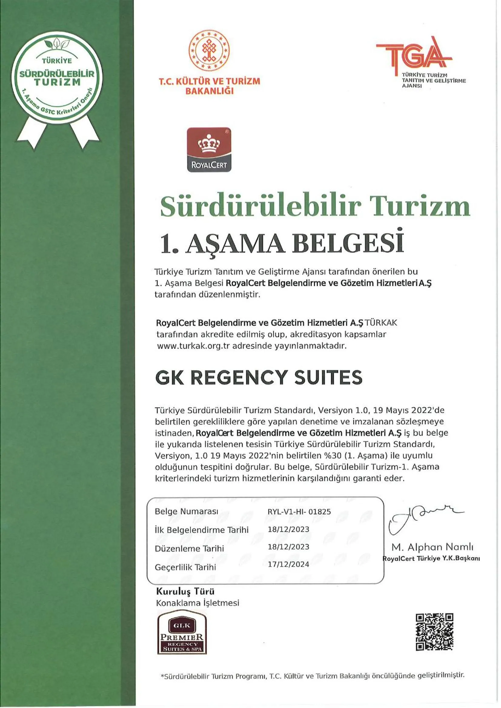 Property building in GK Regency Suites Hotel