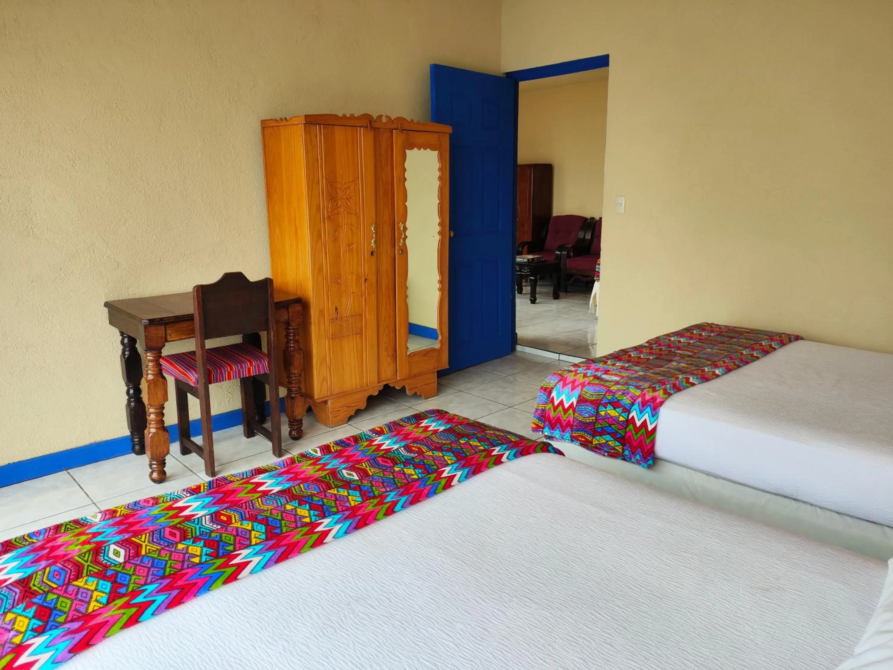 Bed in Hotel Restaurante La Villa de los Dioses