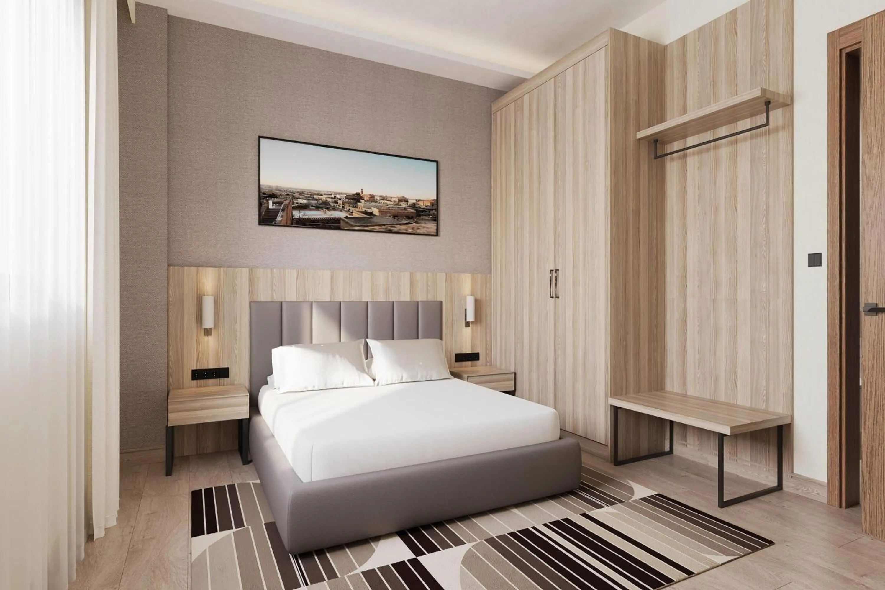 Photo of the whole room, Bed in Ramada Encore by Wyndham Midyat