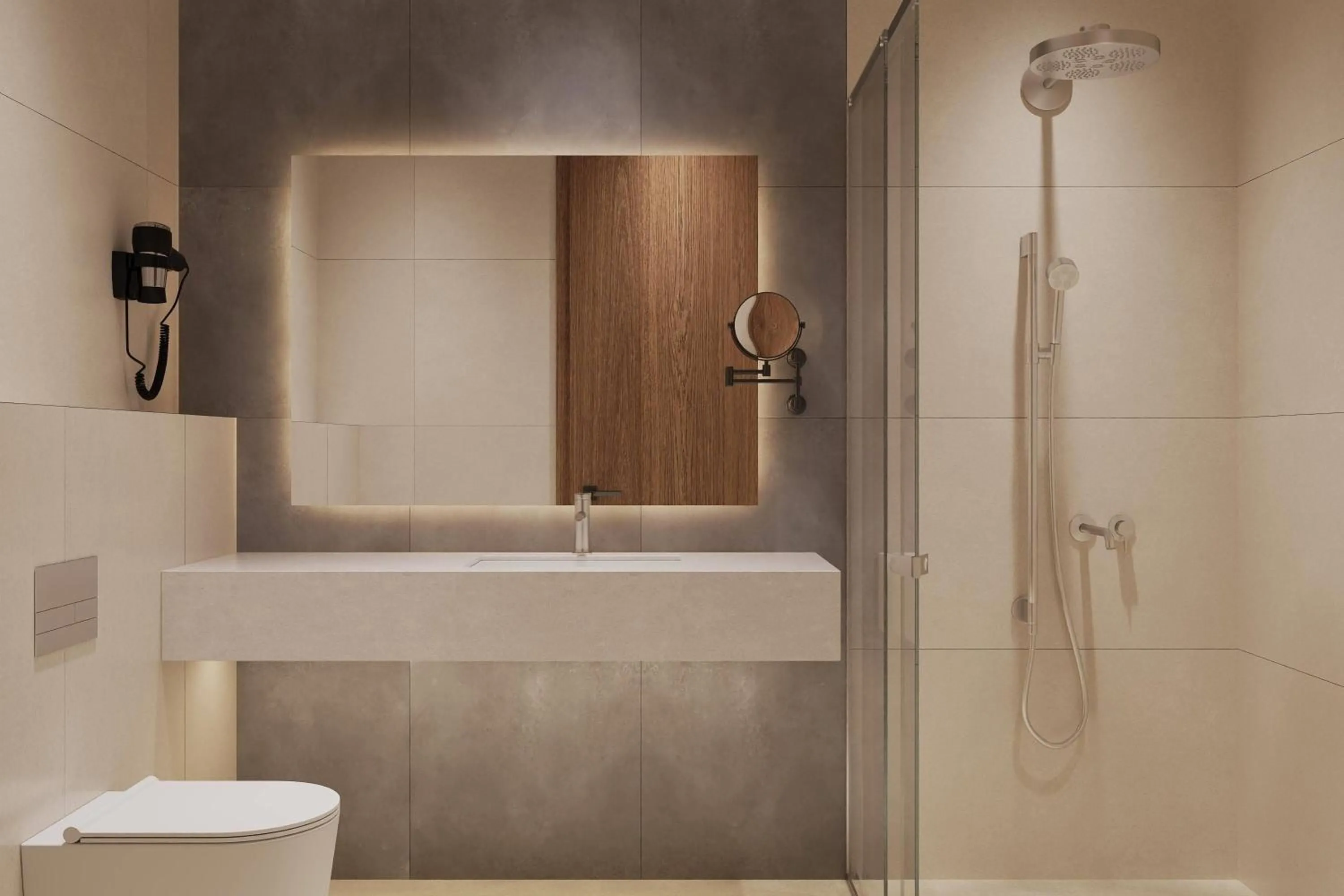 Bathroom in Ramada Encore by Wyndham Midyat