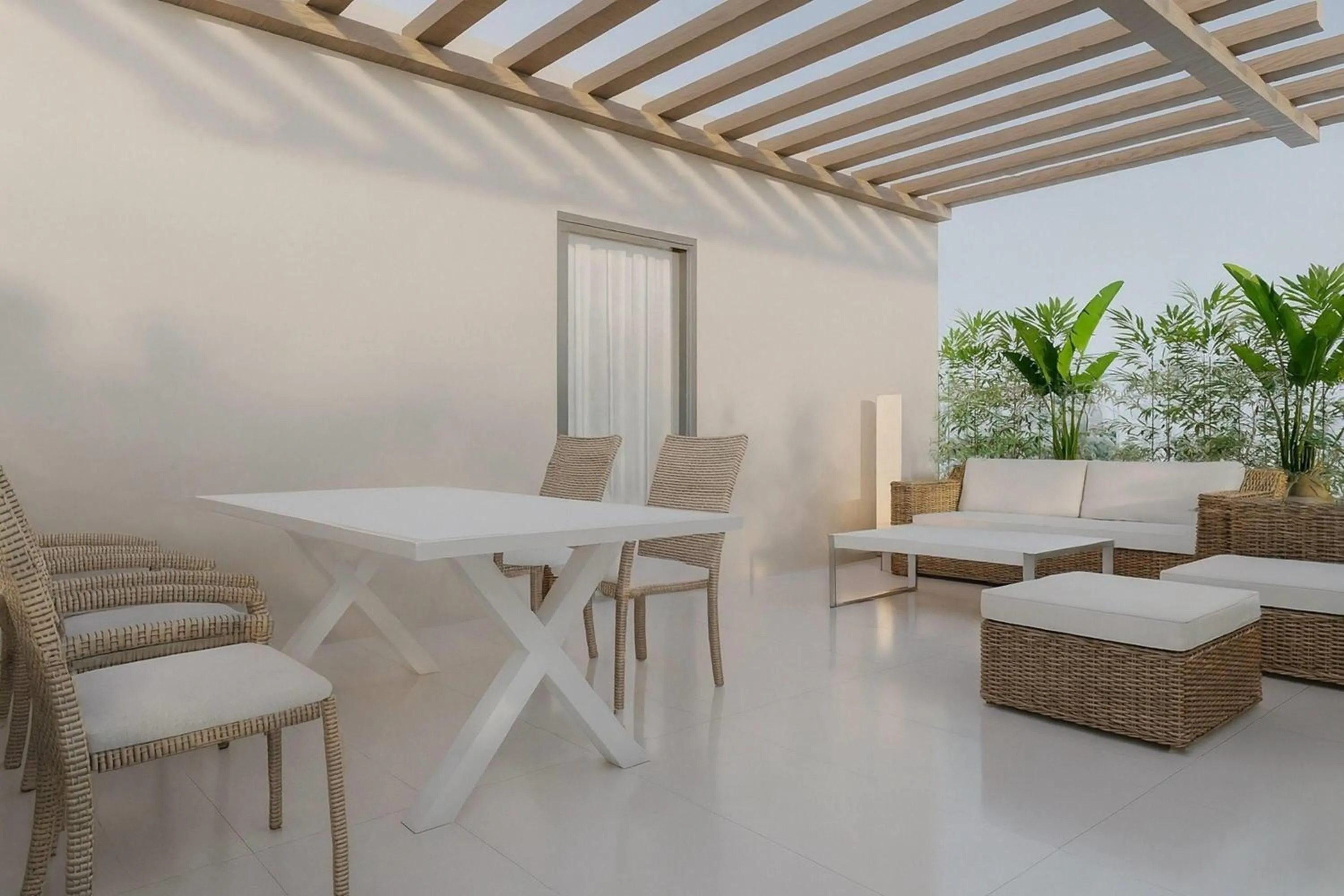 Patio in Ramada Encore by Wyndham Midyat
