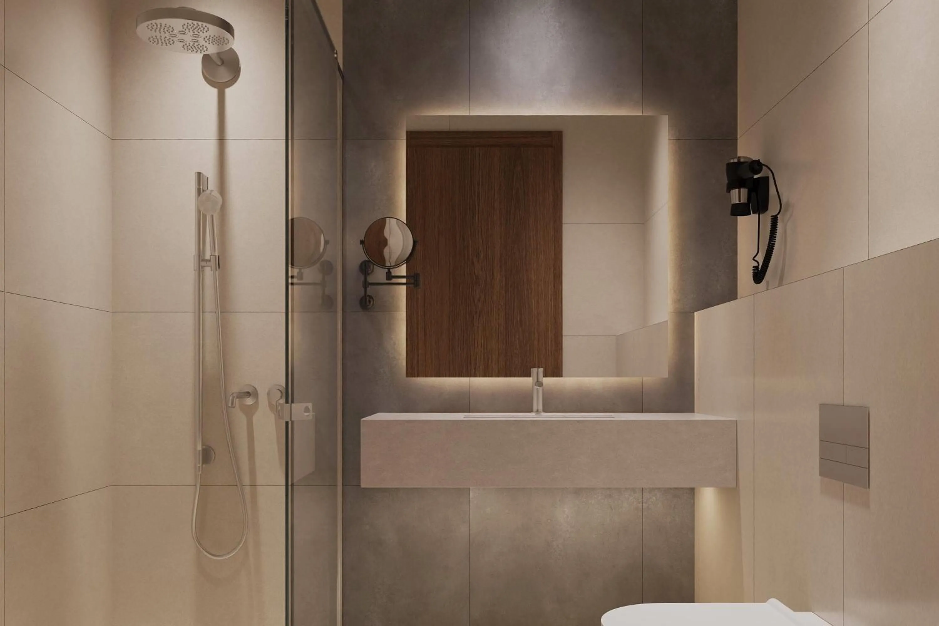 Bathroom in Ramada Encore by Wyndham Midyat