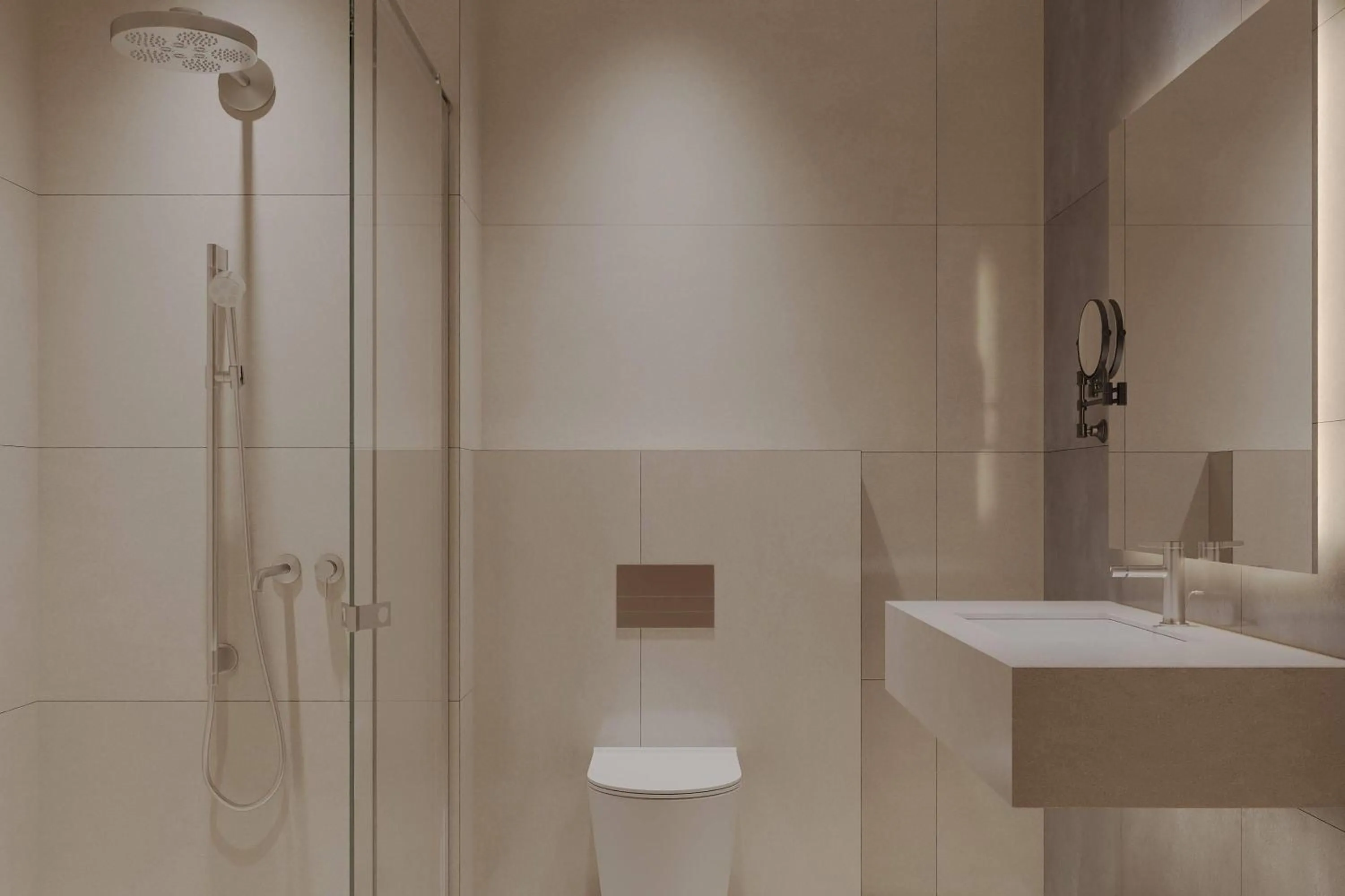 Shower in Ramada Encore by Wyndham Midyat