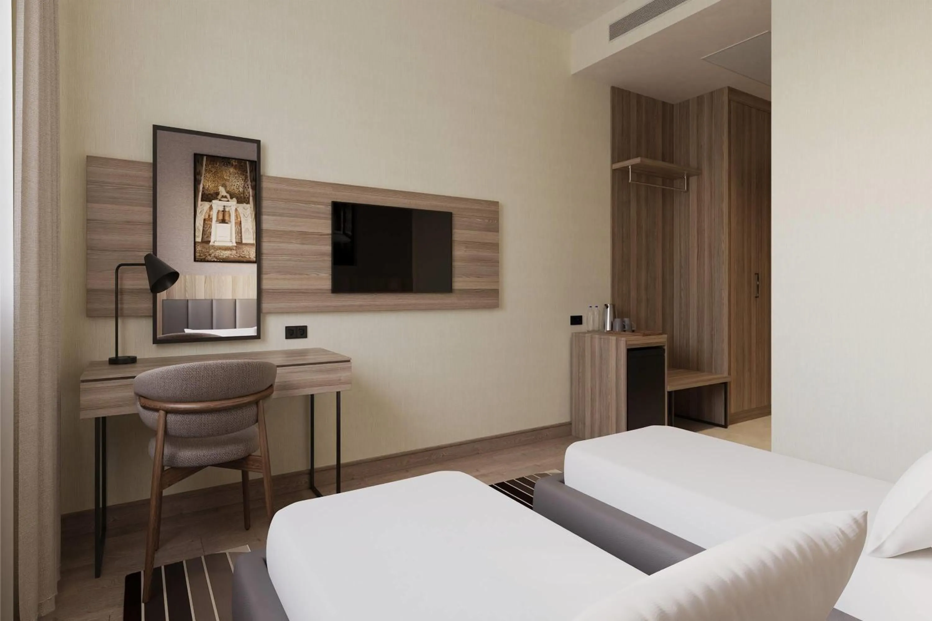 Photo of the whole room, Bed in Ramada Encore by Wyndham Midyat