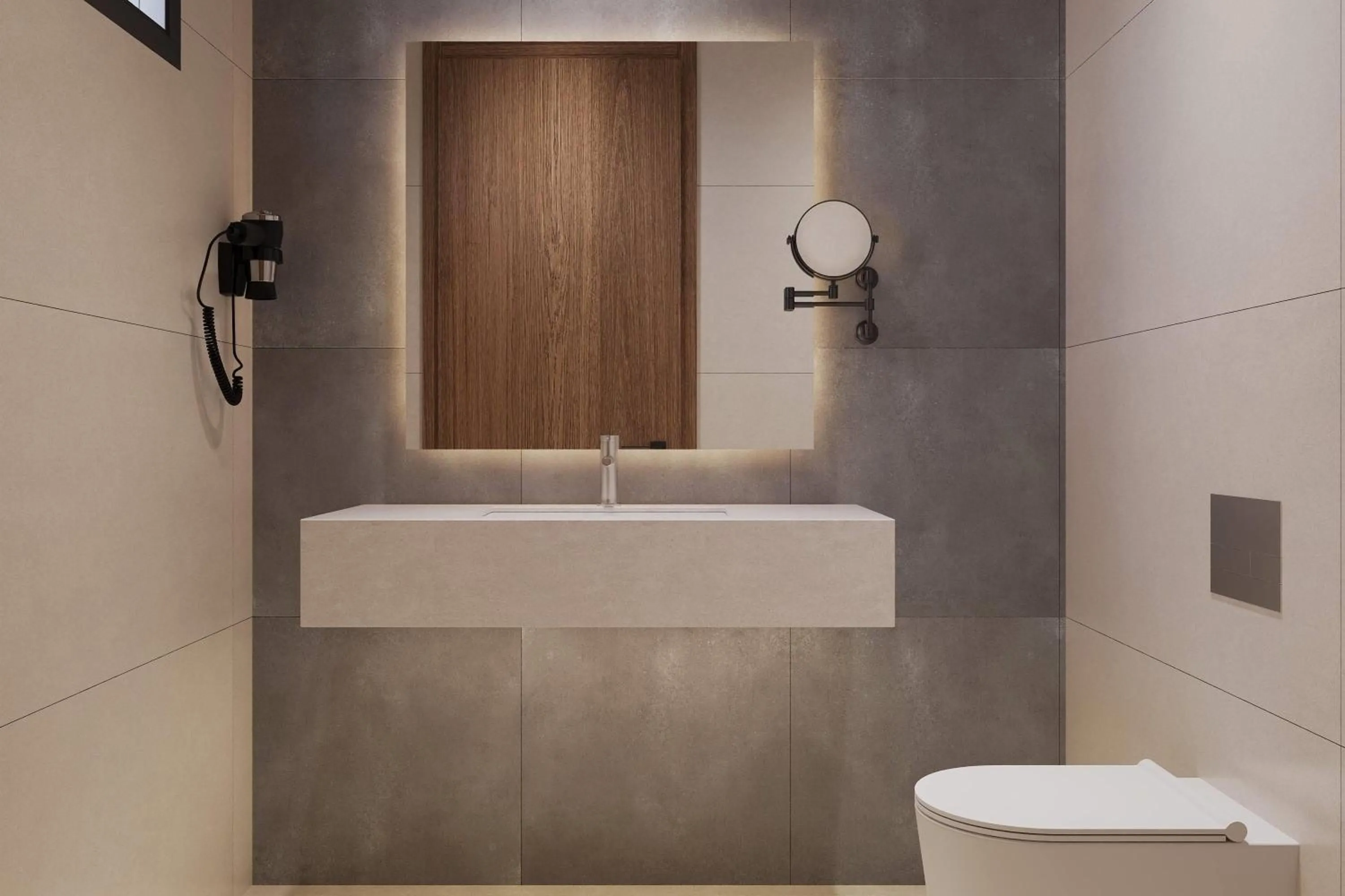 Toilet in Ramada Encore by Wyndham Midyat