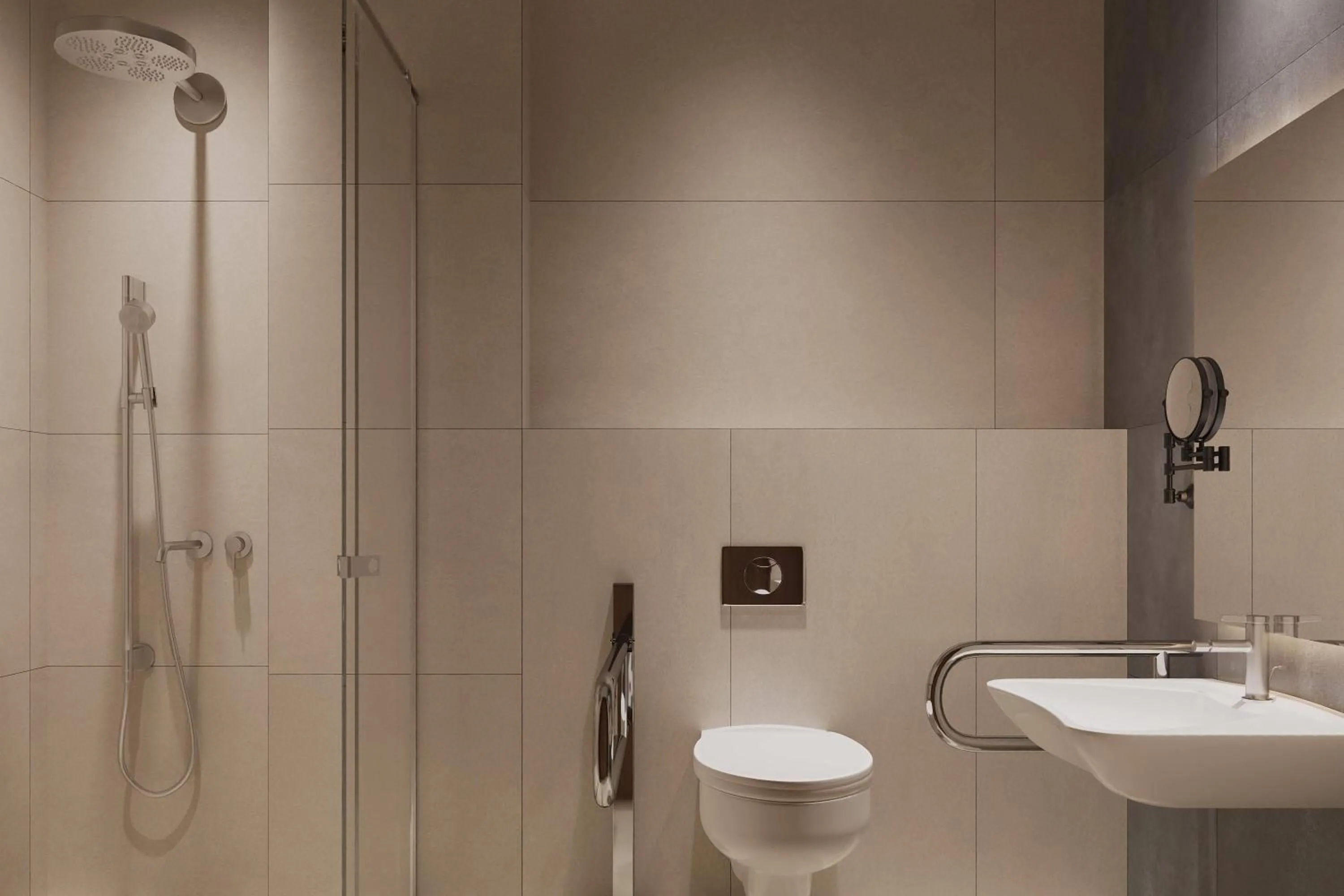 Bathroom in Ramada Encore by Wyndham Midyat
