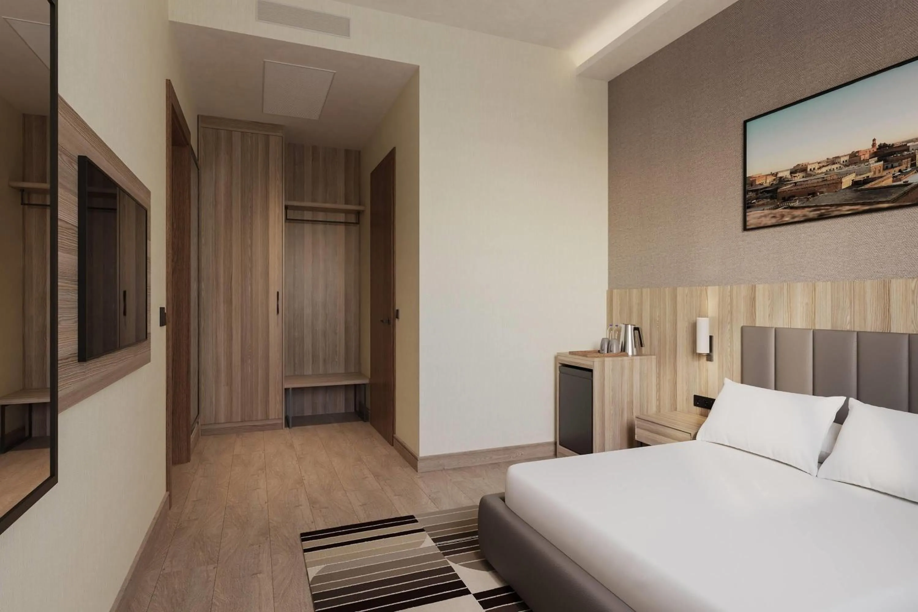 Photo of the whole room, Bed in Ramada Encore by Wyndham Midyat