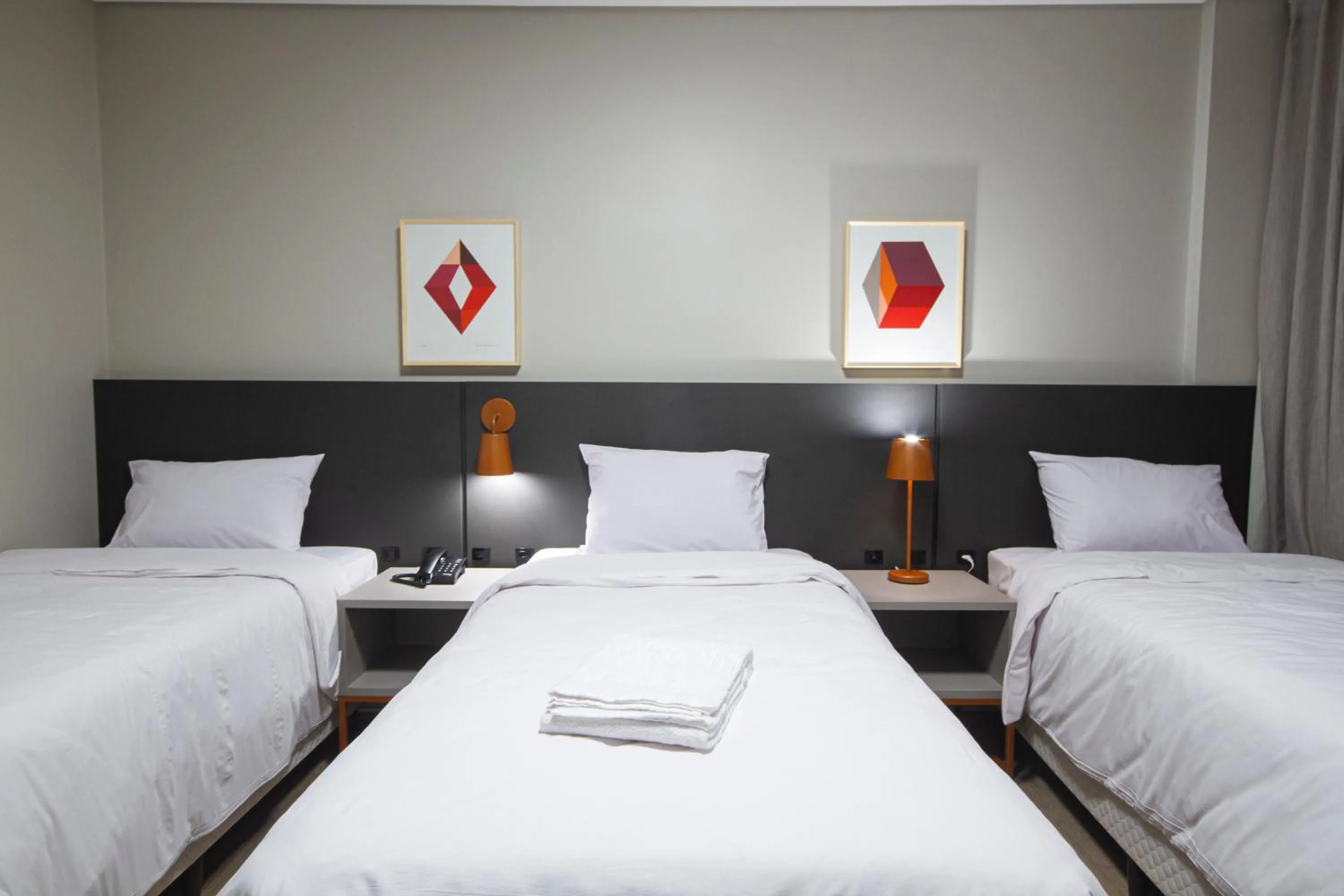 Bed in Hotel Darolt Criciúma