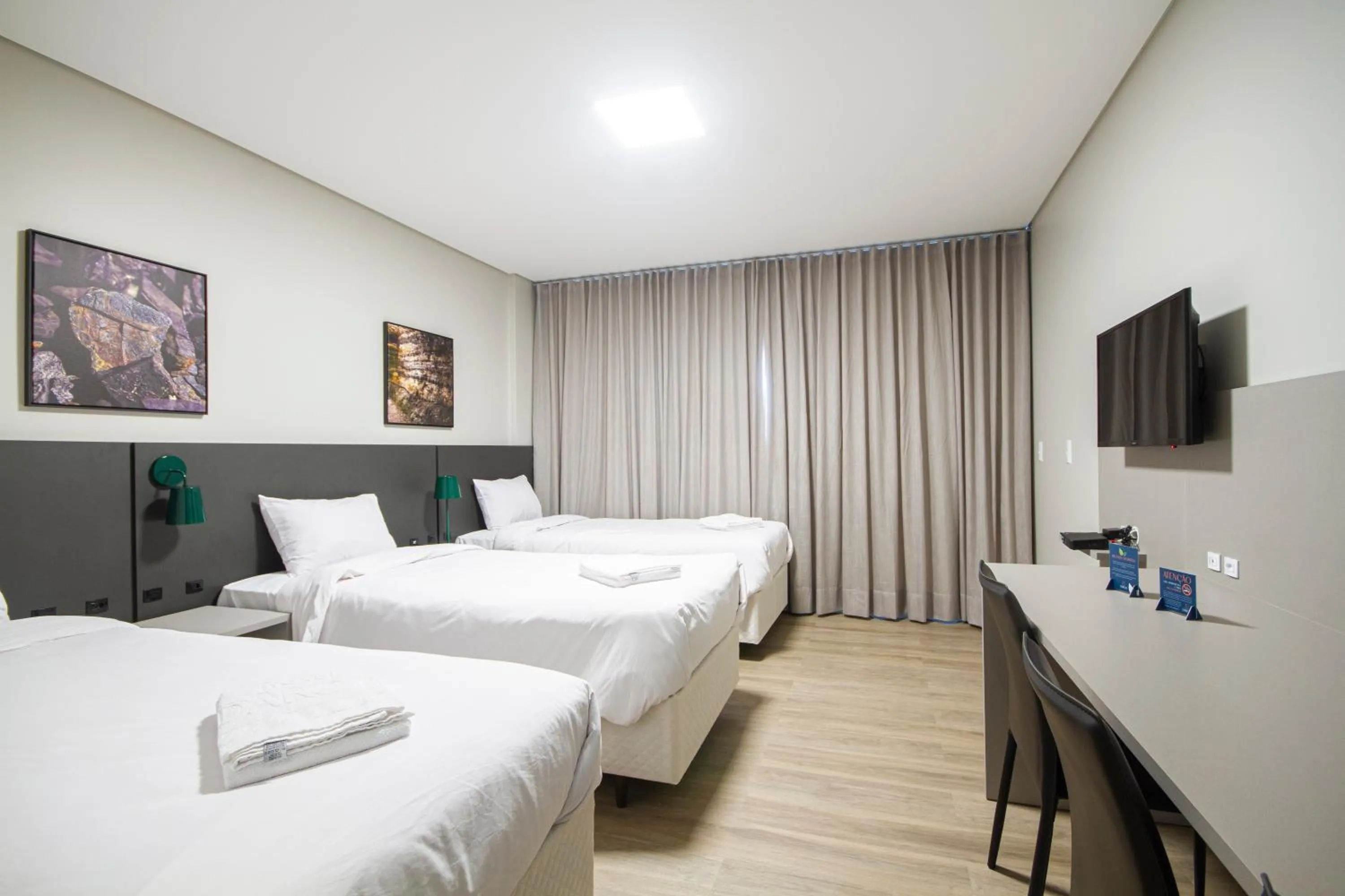 Bed in Hotel Darolt Criciúma