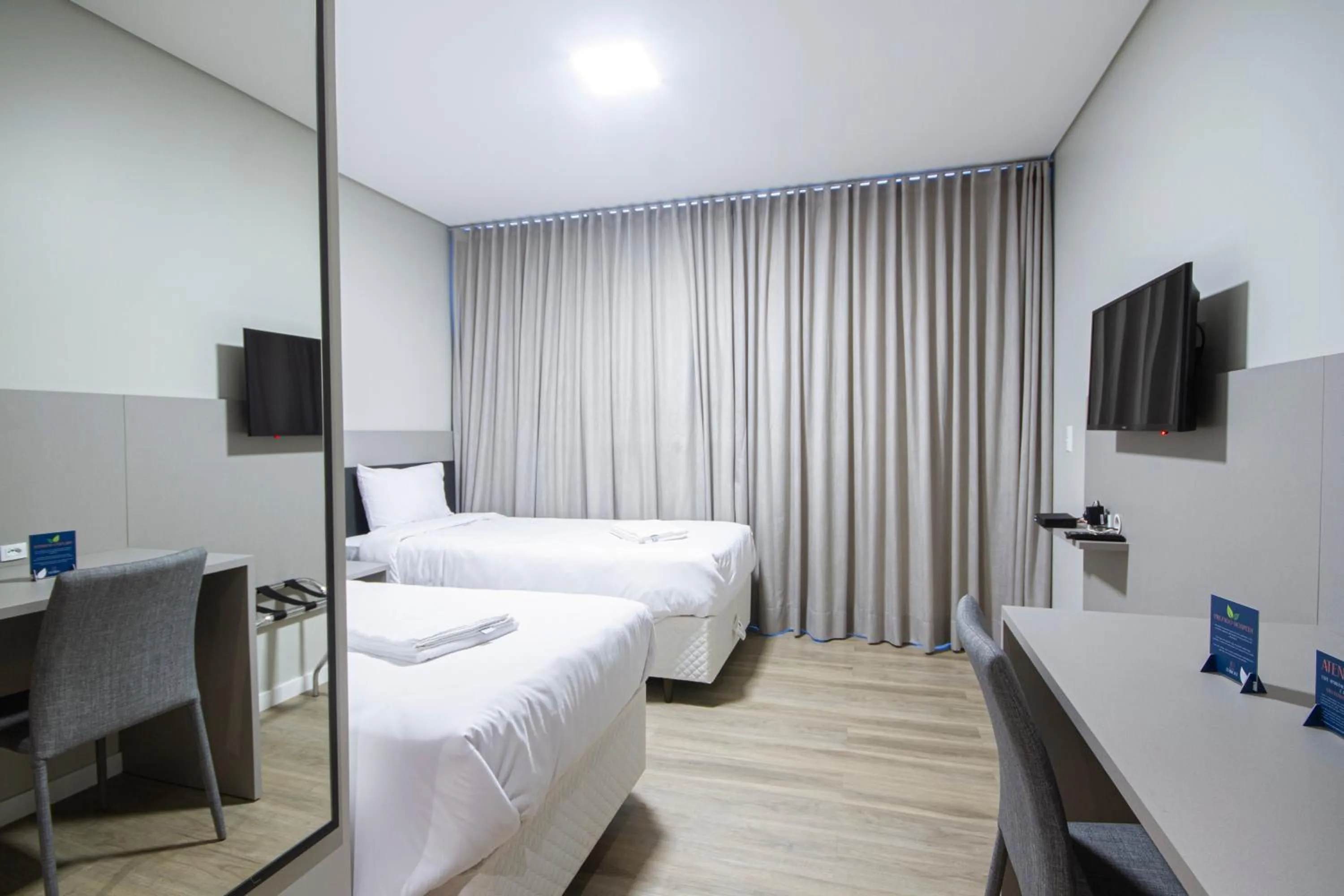 Bed in Hotel Darolt Criciúma