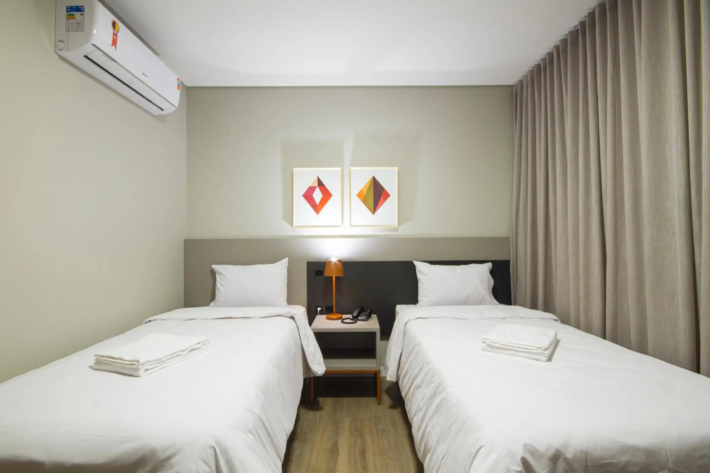 Bed in Hotel Darolt Criciúma Bed in Hotel Darolt Criciúma