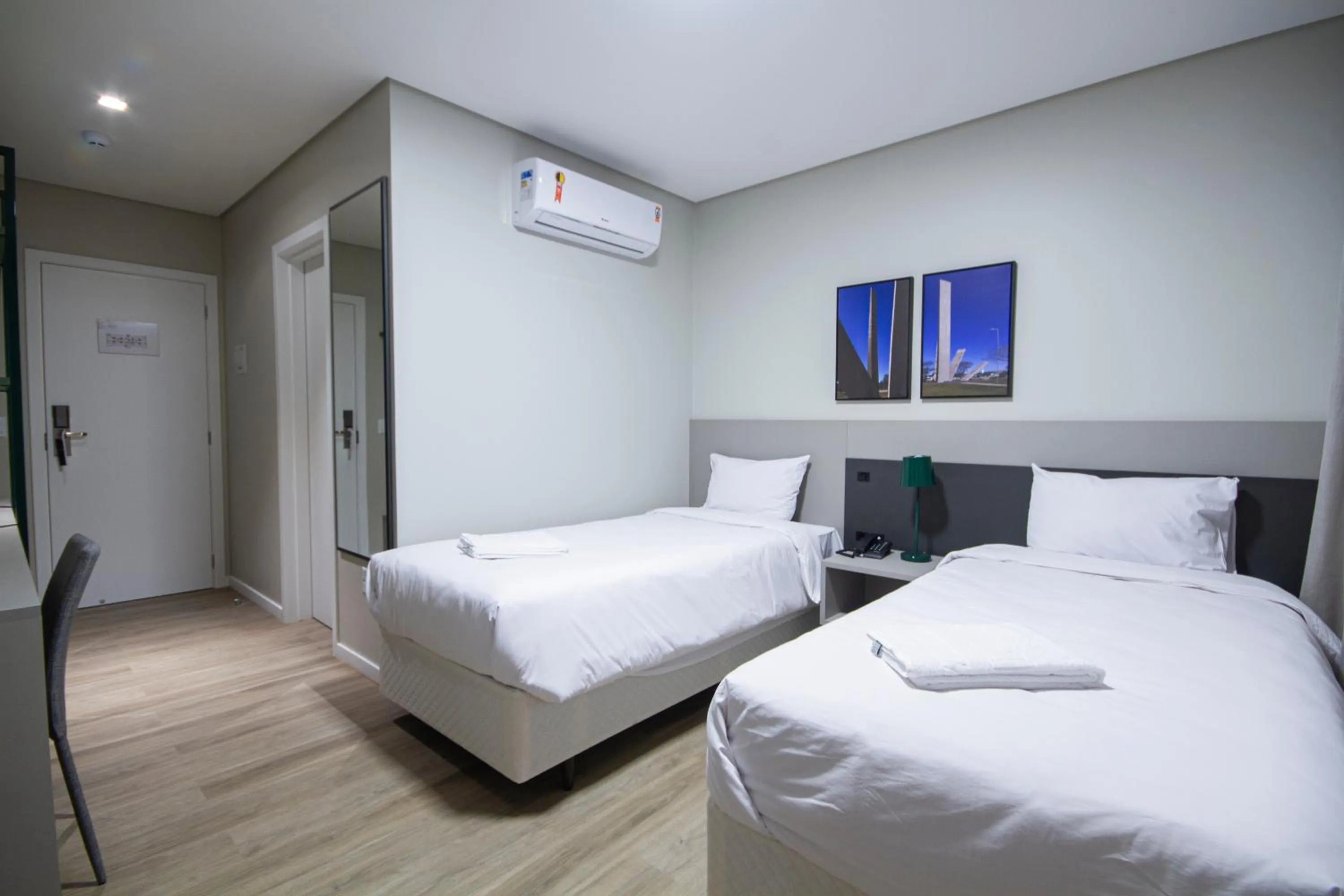 Bed in Hotel Darolt Criciúma