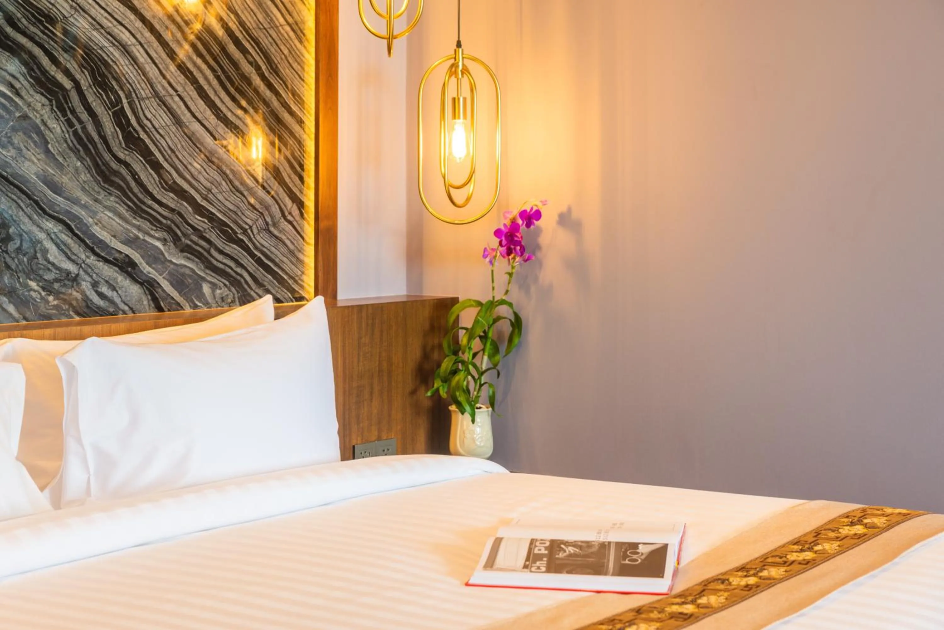 Bed in Ida B Domain Resort