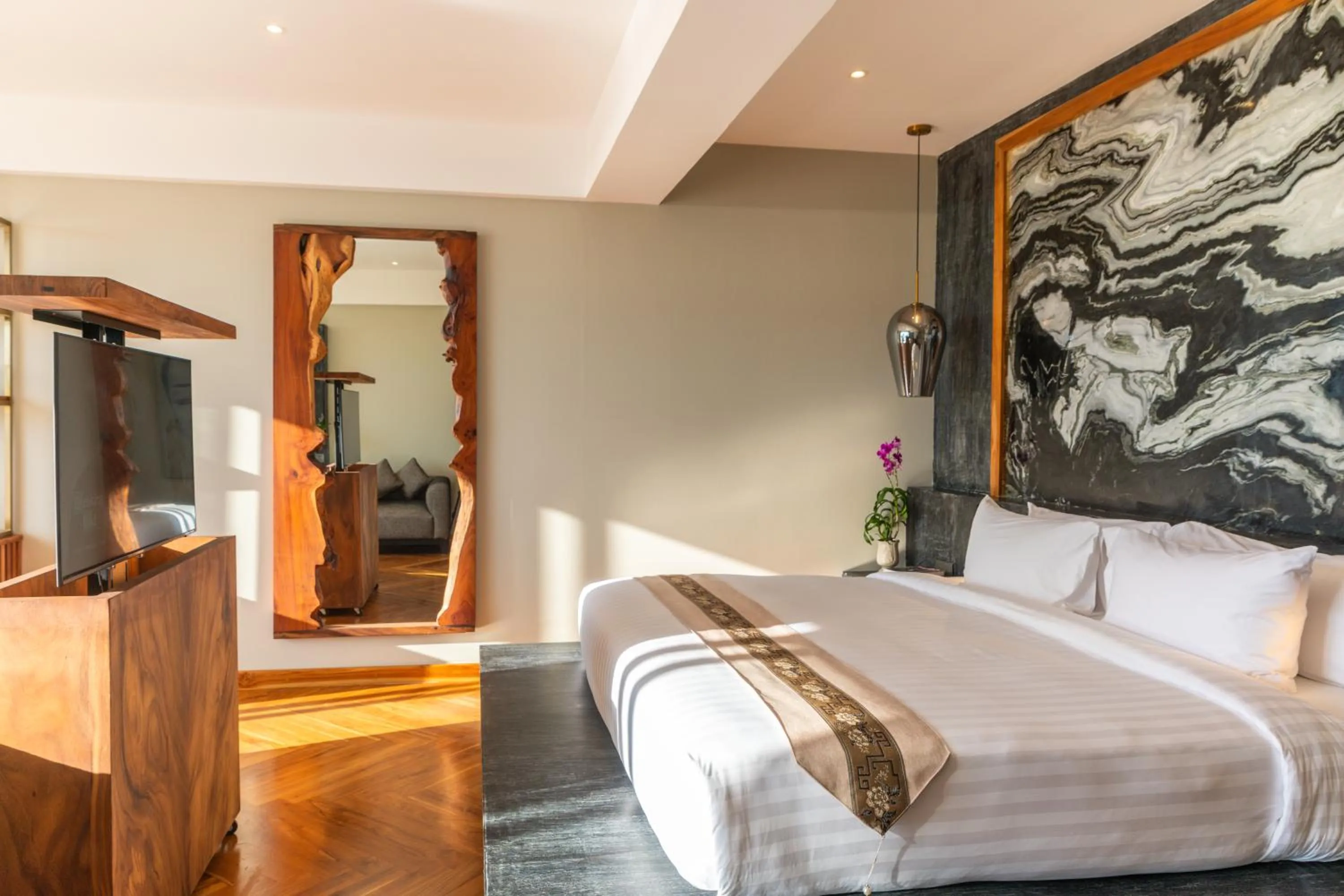 Bed in Ida B Domain Resort