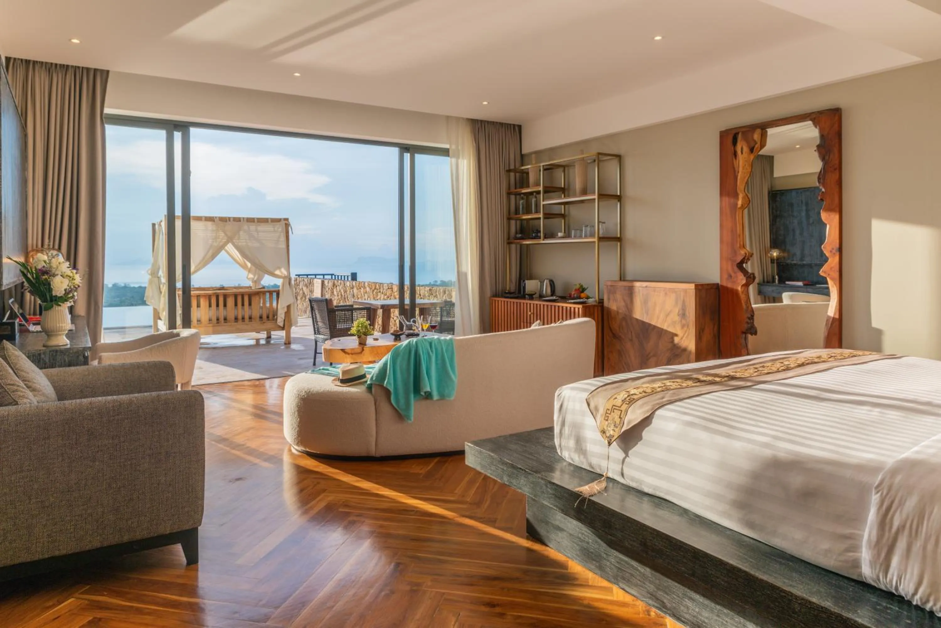 Bed in Ida B Domain Resort