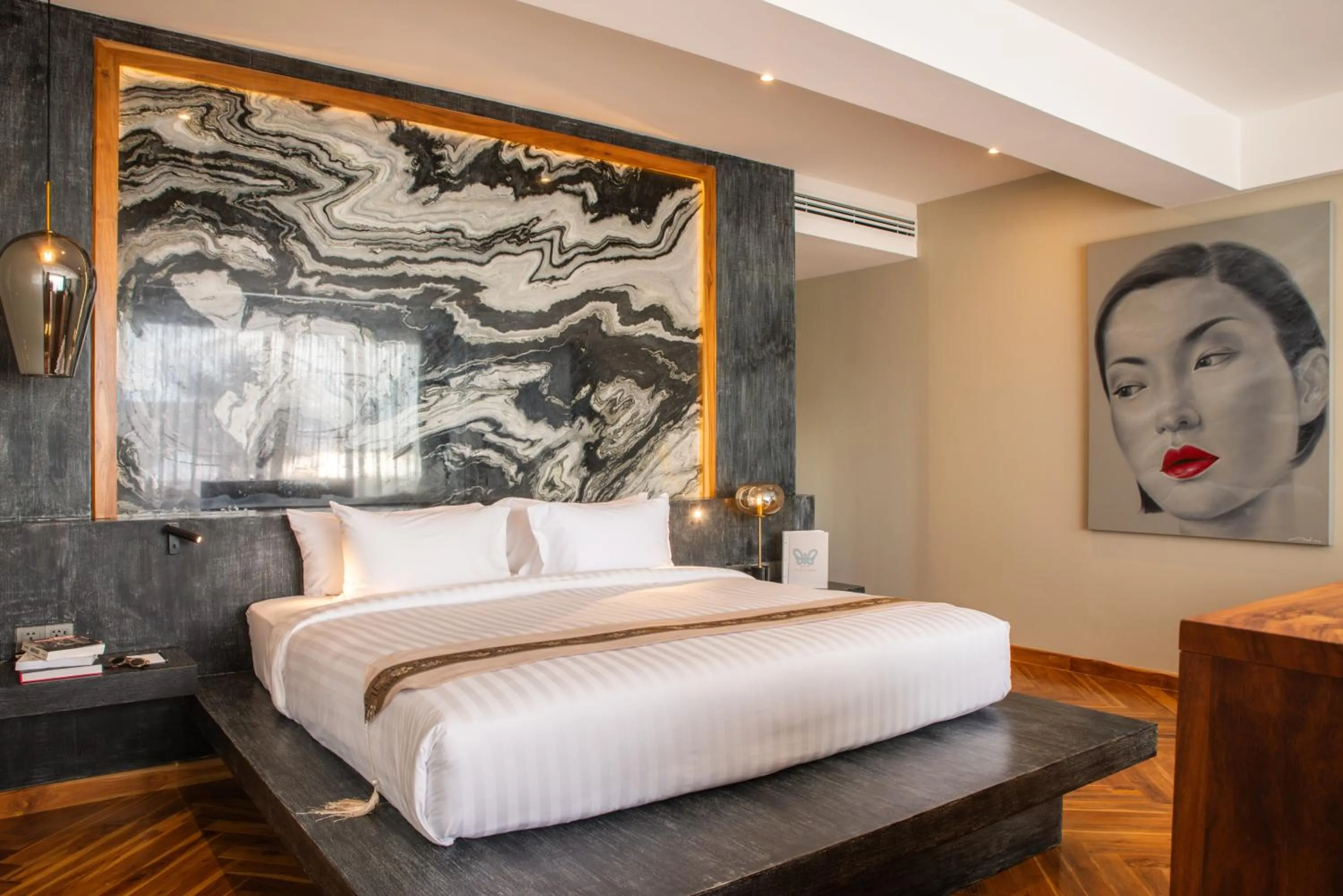 Bed in Ida B Domain Resort