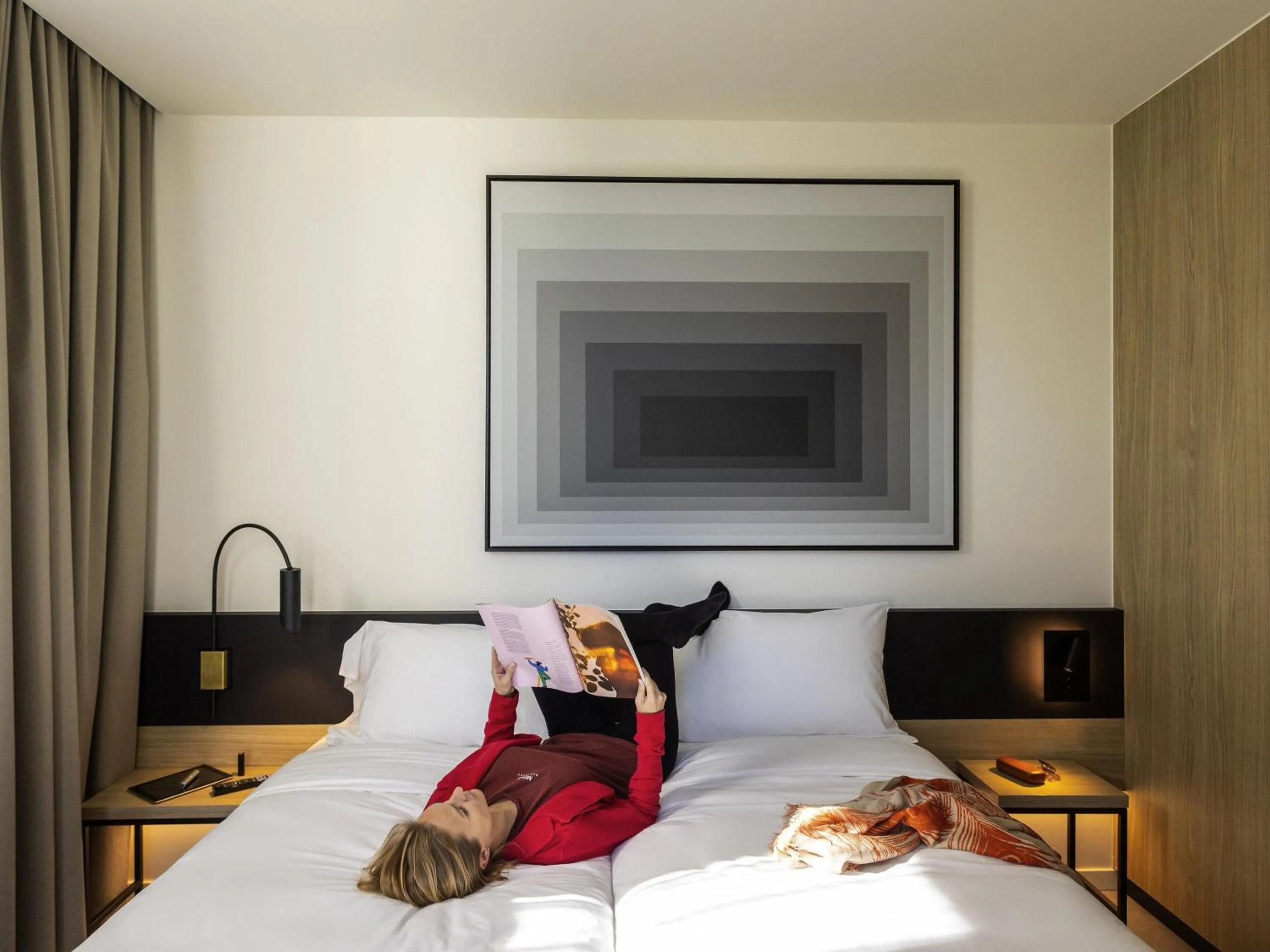 Bedroom, Bed in ibis Brussels Groot Bijgaarden