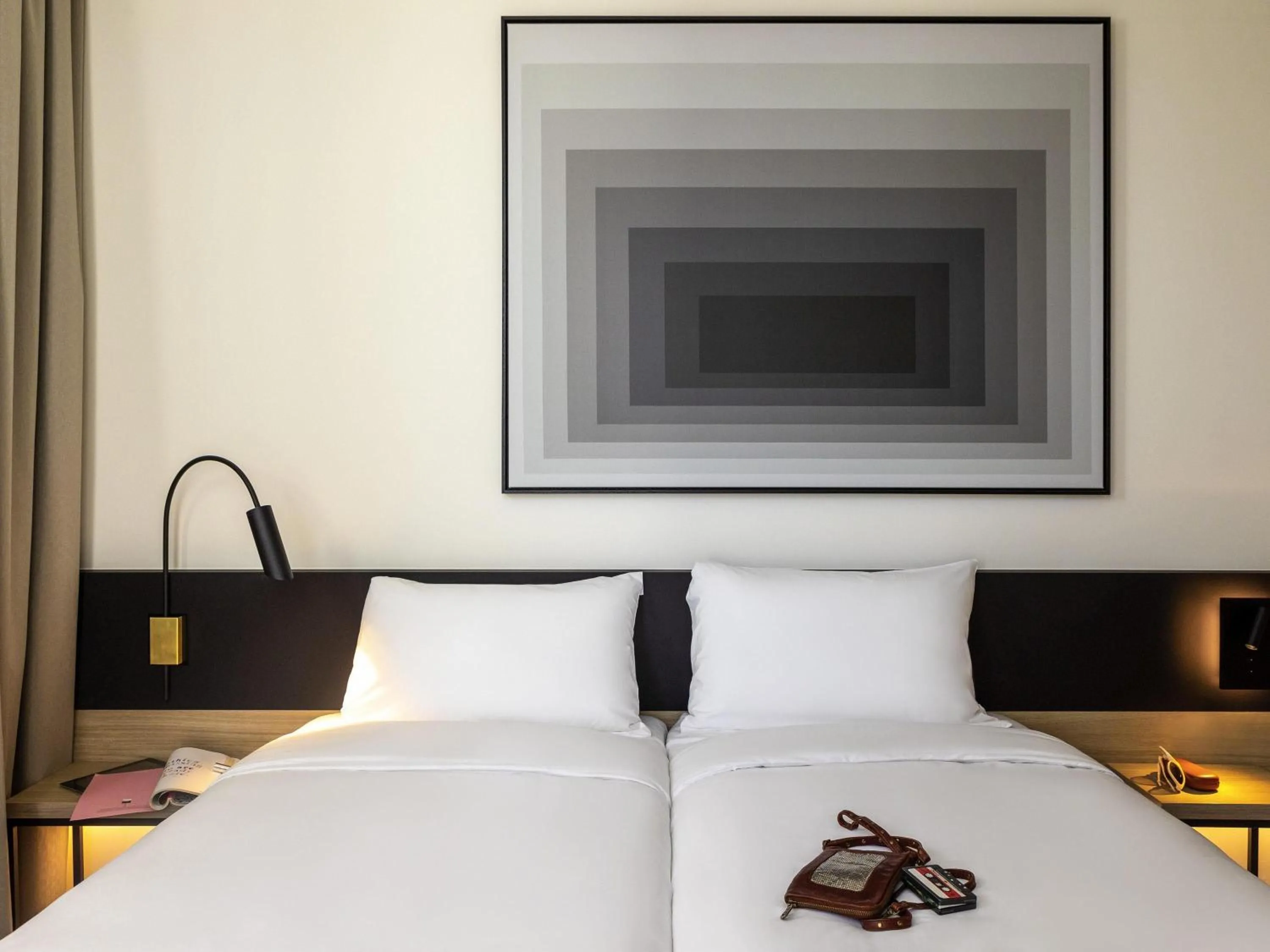 Bedroom, Bed in ibis Brussels Groot Bijgaarden