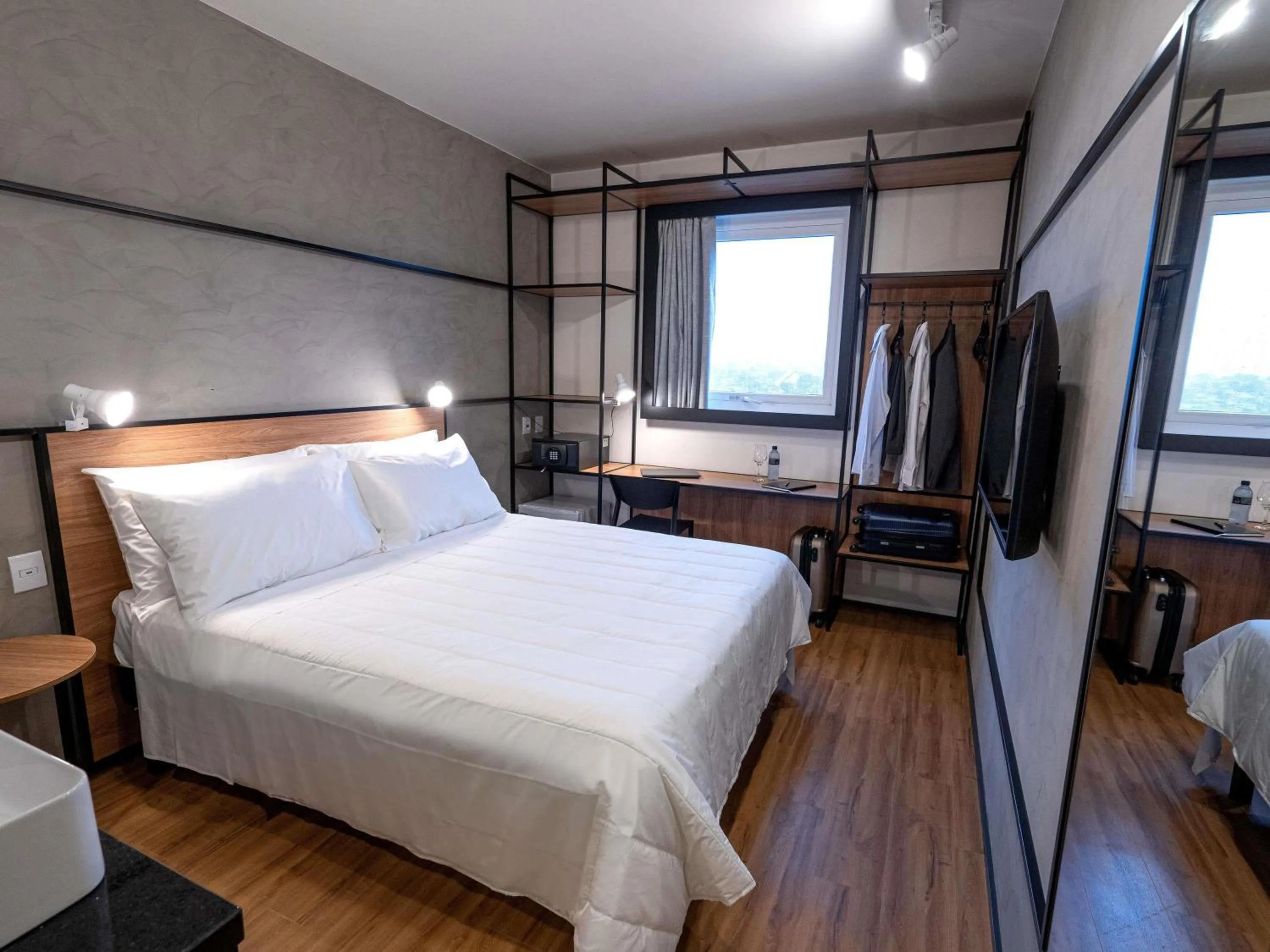 Bedroom, Bed in ibis Guarapuava