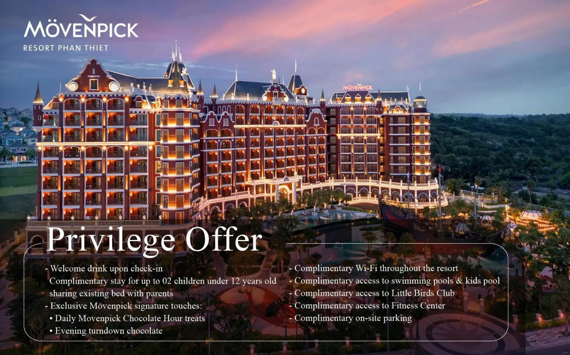 Property building in Mövenpick Resort Phan Thiet Property building in Mövenpick Resort Phan Thiet