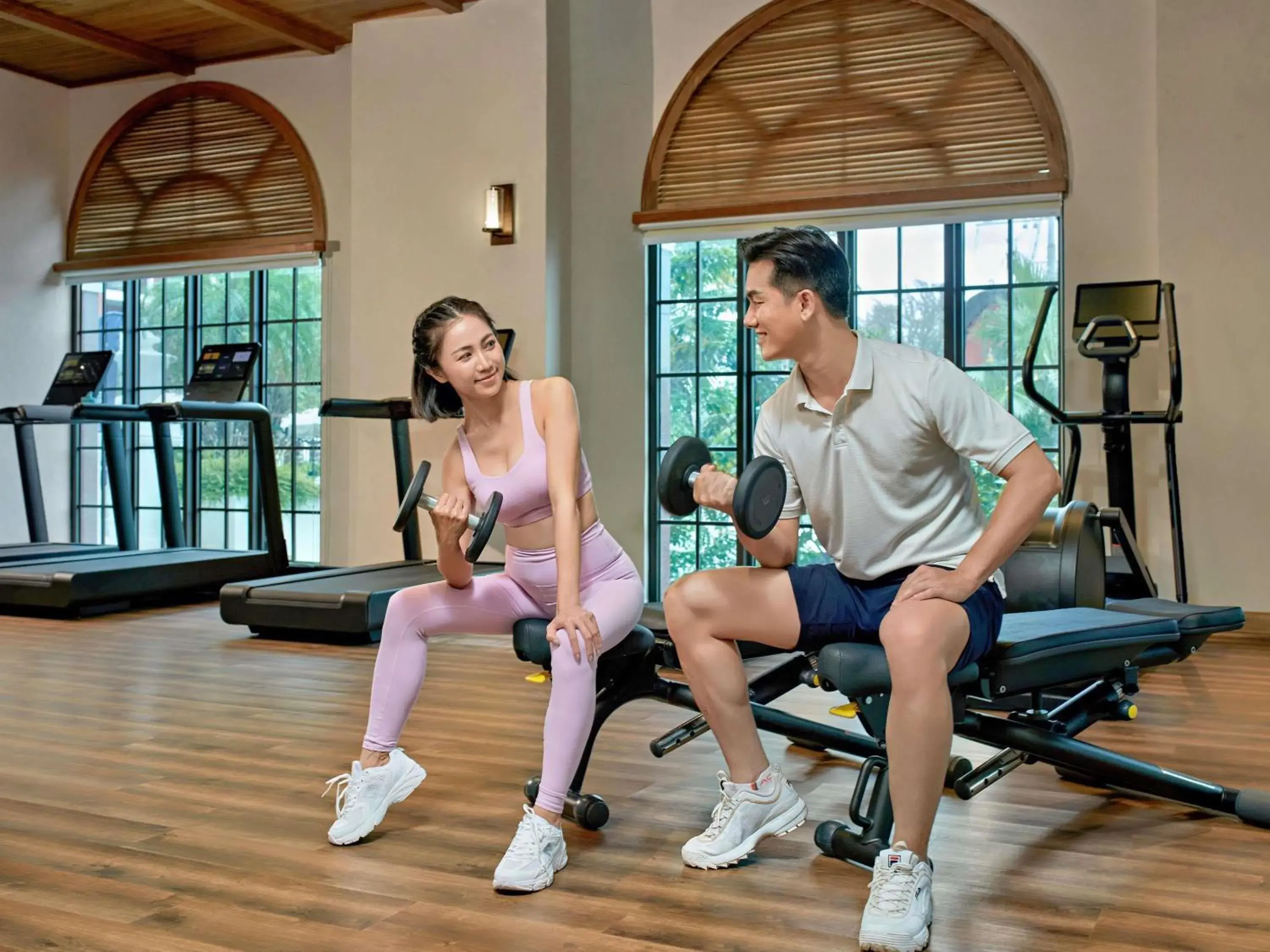 Fitness centre/facilities in Mövenpick Resort Phan Thiet Fitness centre/facilities in Mövenpick Resort Phan Thiet