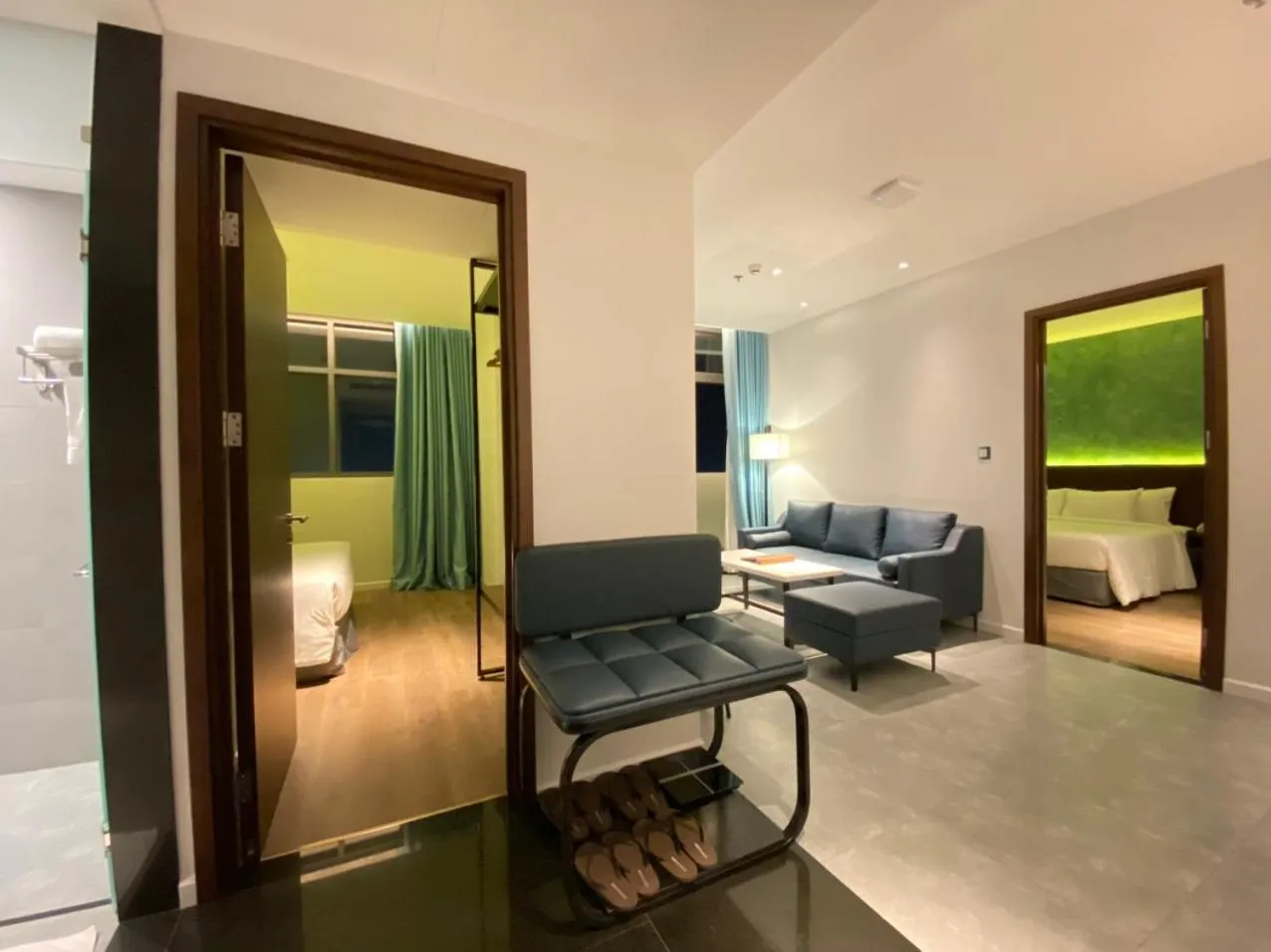 Bed in NEWCC HOTEL AND SERVICED APARTMENT