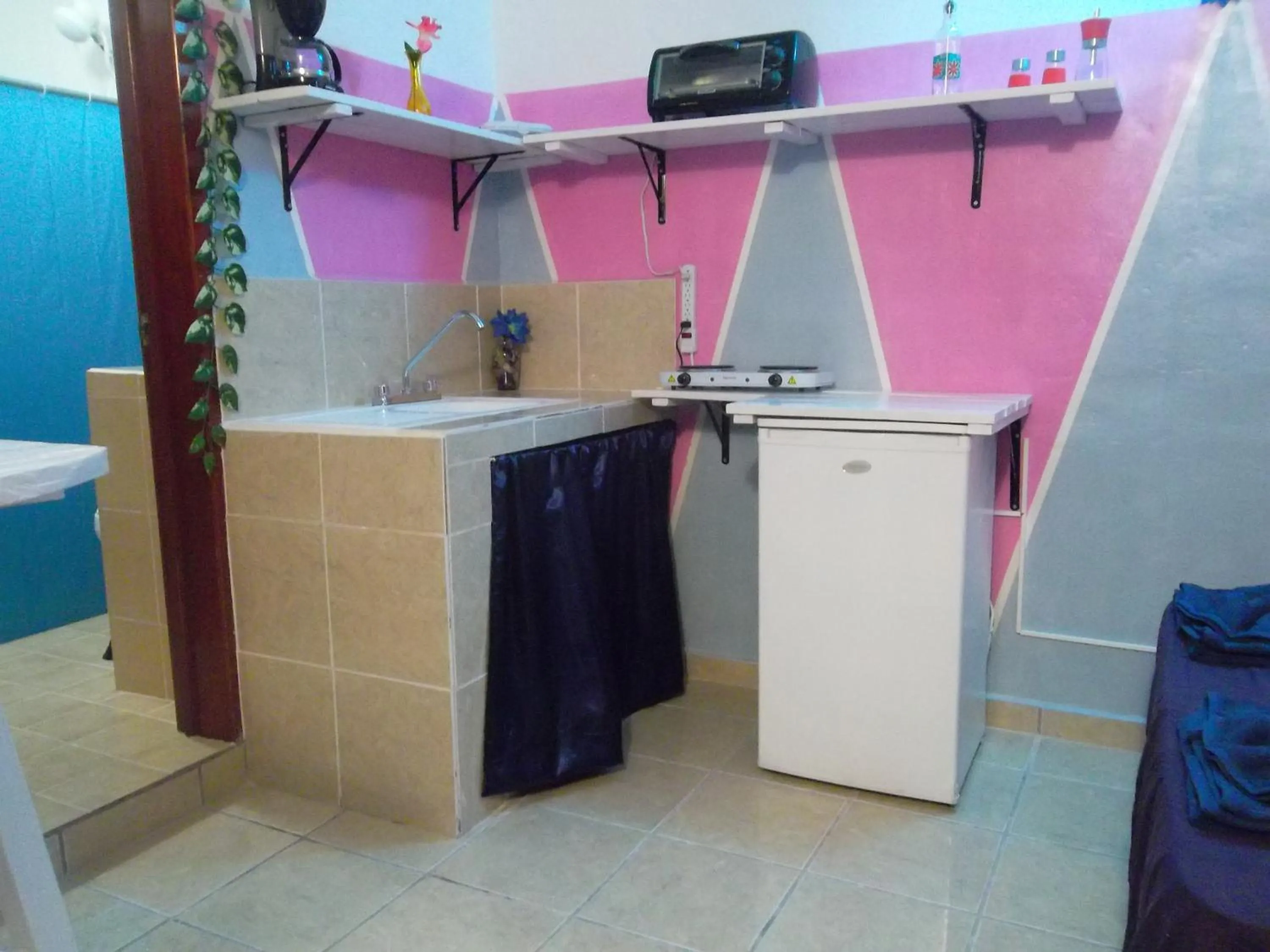 Kitchen or kitchenette in Appartamenti Melissa