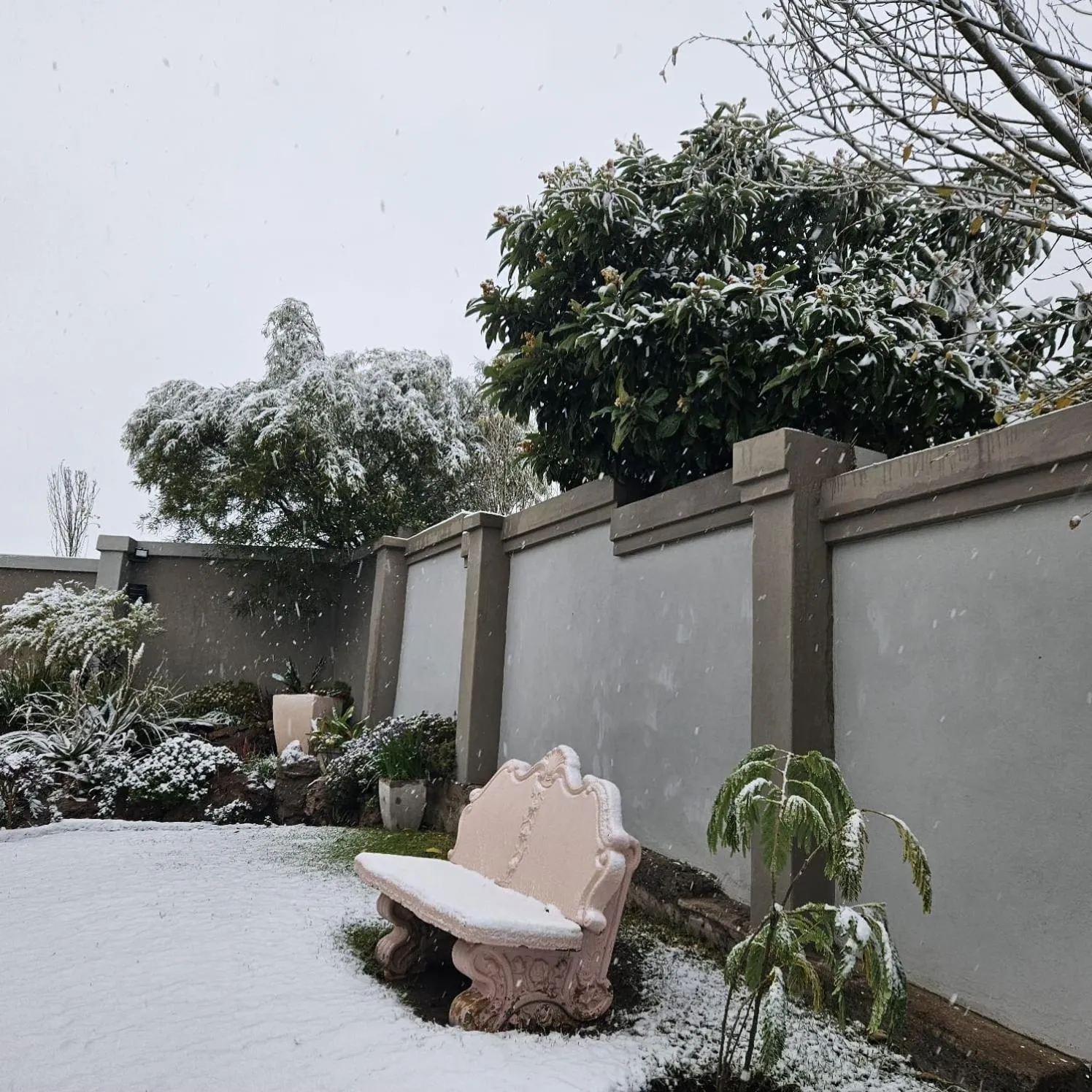 Inner courtyard view in Three Stones Executive Apartments