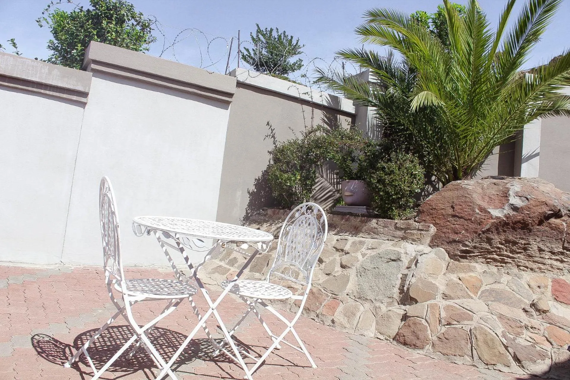 Garden view in Three Stones Executive Apartments