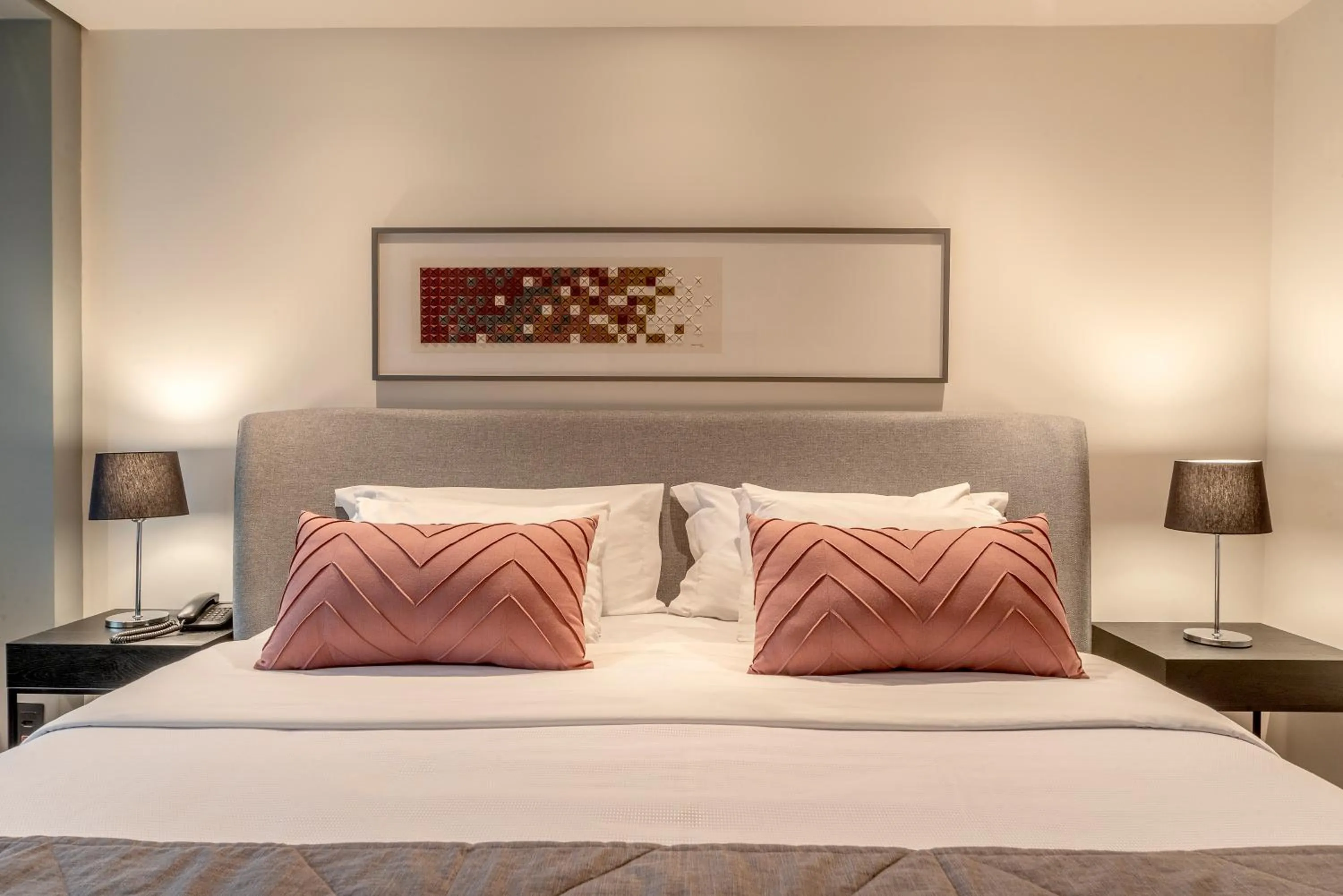 Bedroom, Bed in Laghetto Stilo São Paulo