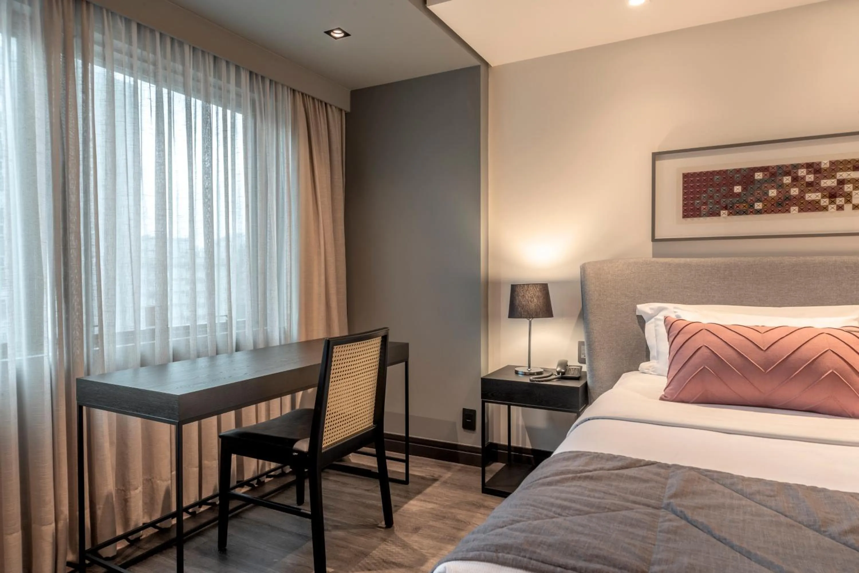 Bedroom, Bed in Laghetto Stilo São Paulo