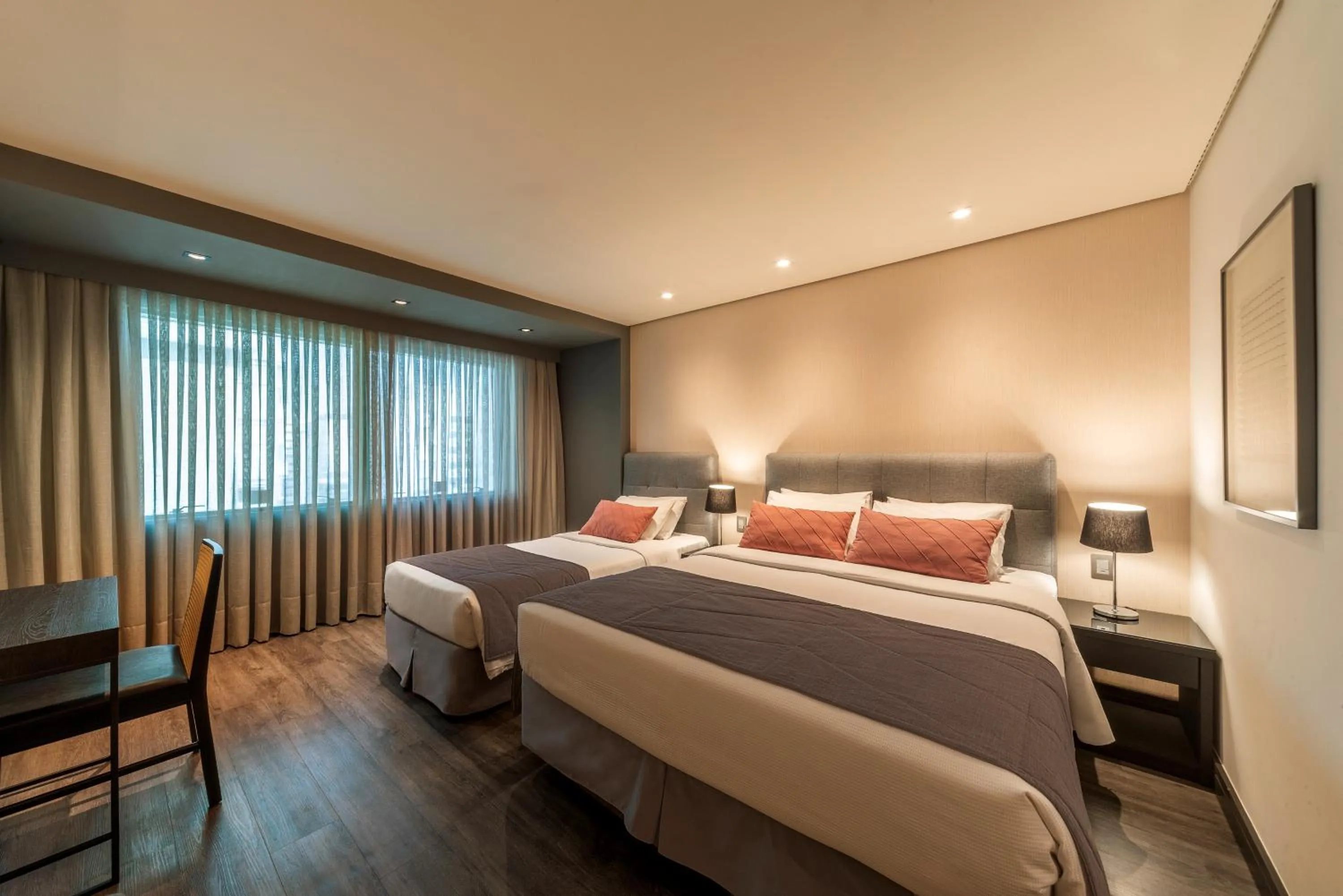 Bedroom, Bed in Laghetto Stilo São Paulo