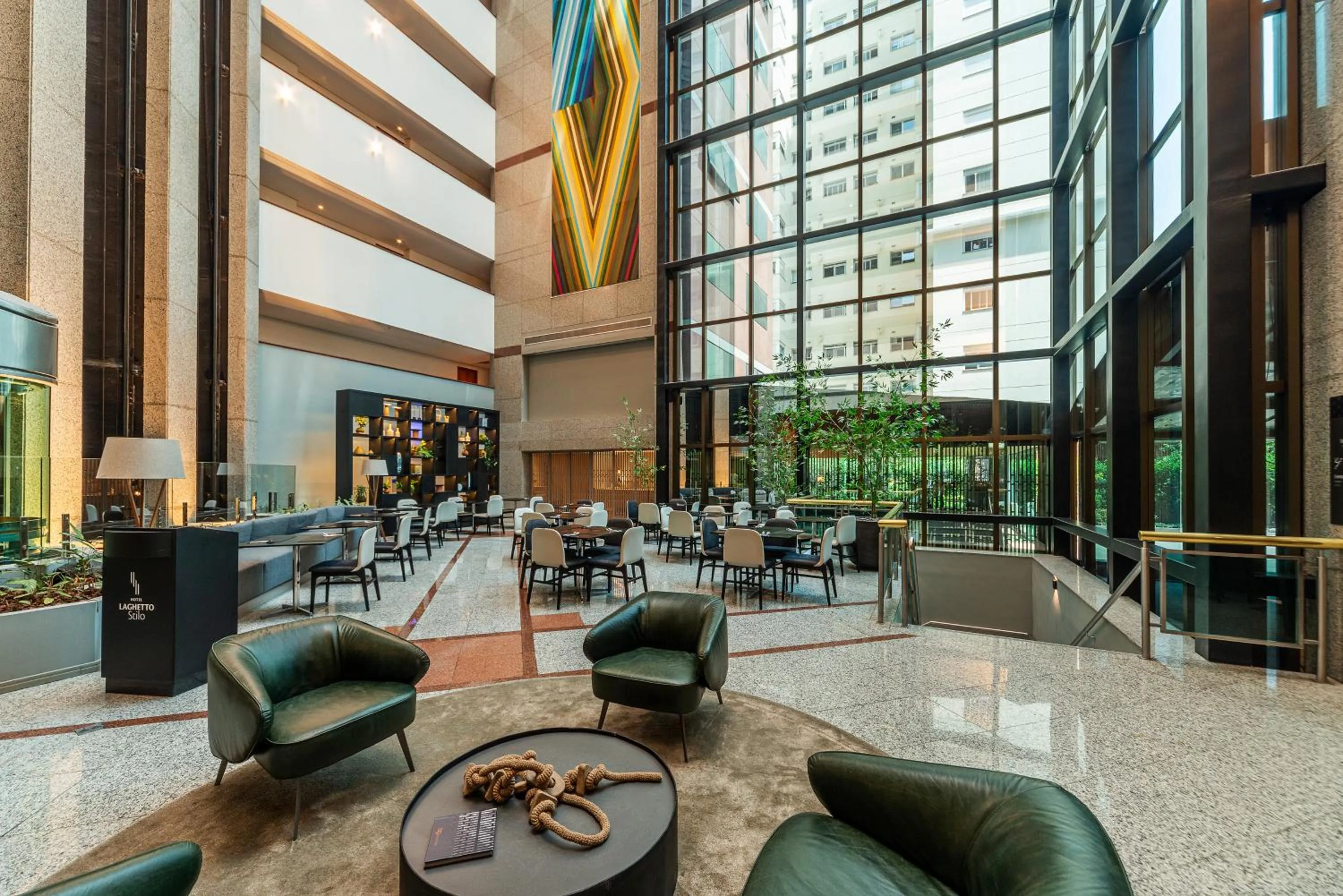 Lounge or bar in Laghetto Stilo São Paulo