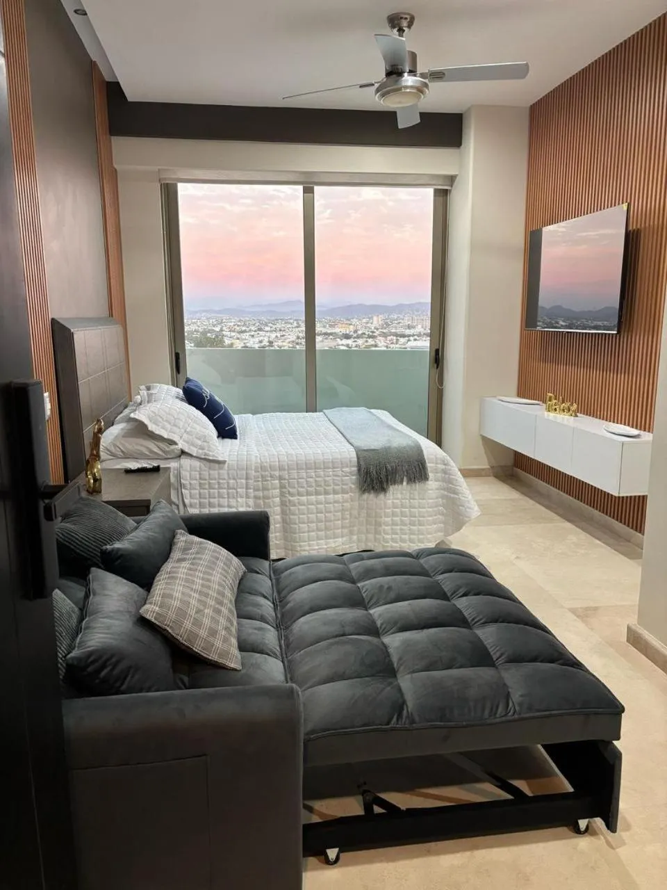 Bed in Hotel Tramamoto Mazatlan