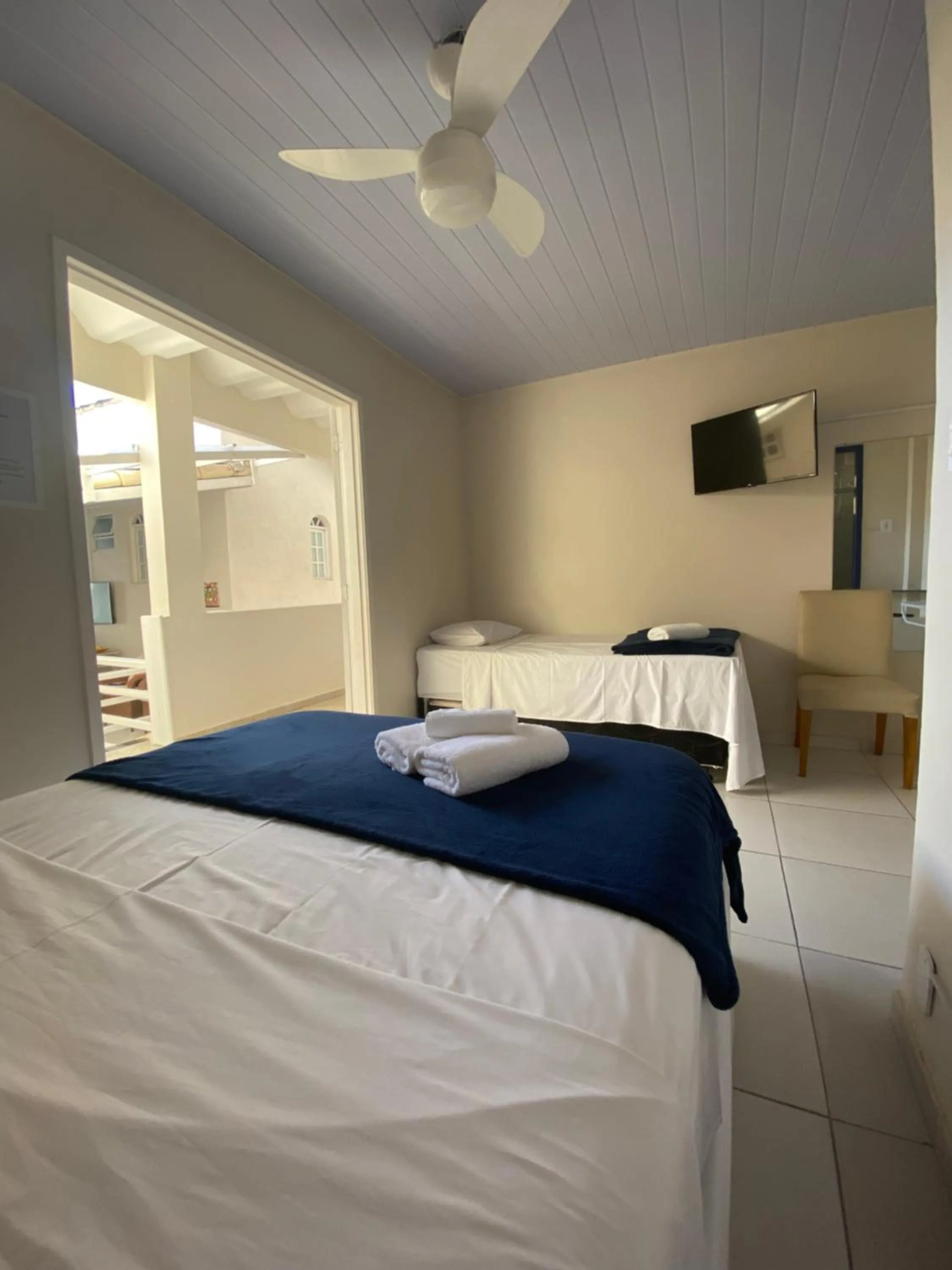 Bed in Pousada EntreMares -Centro-